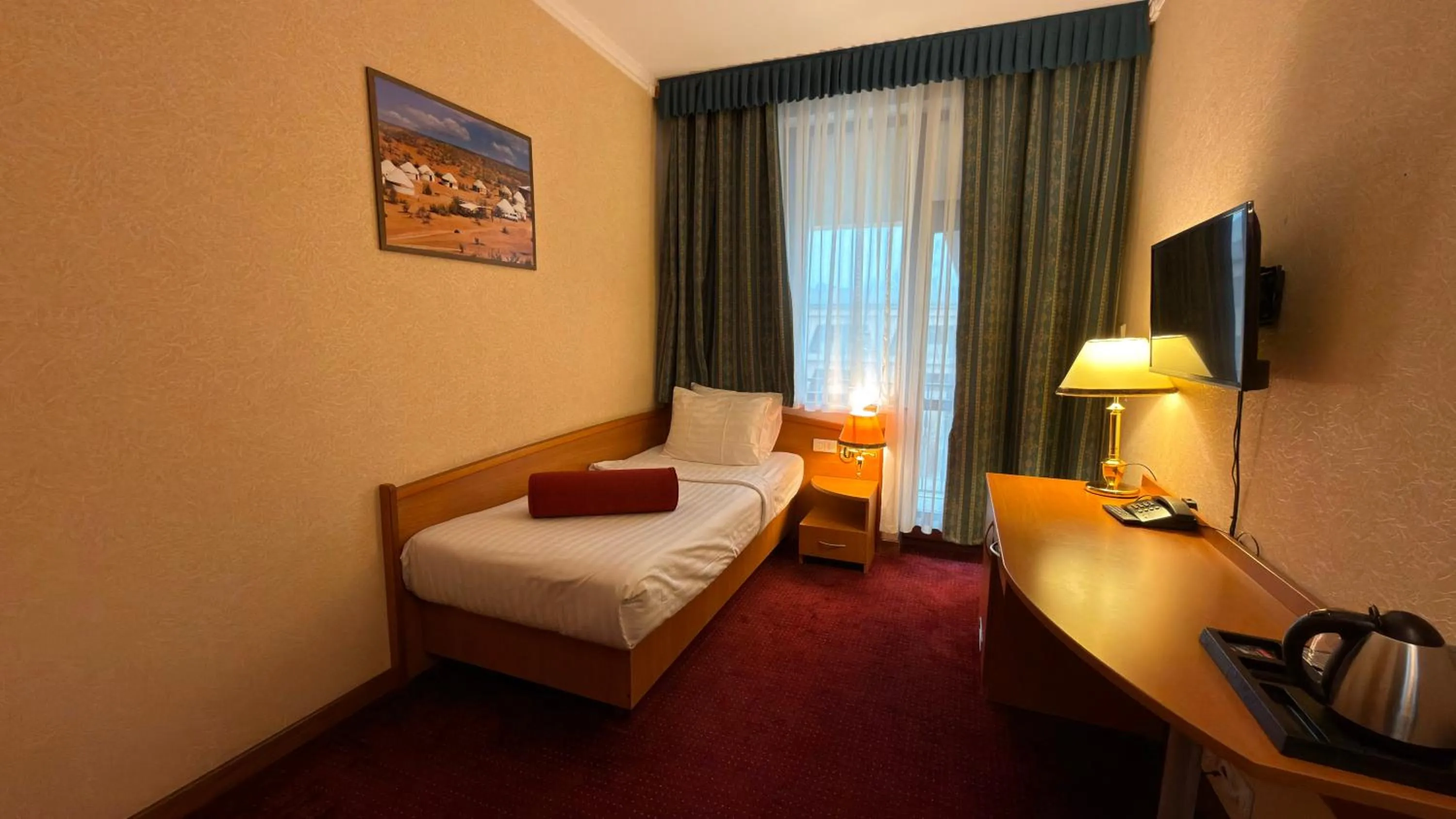 Bed in Khorezm Palace Hotel
