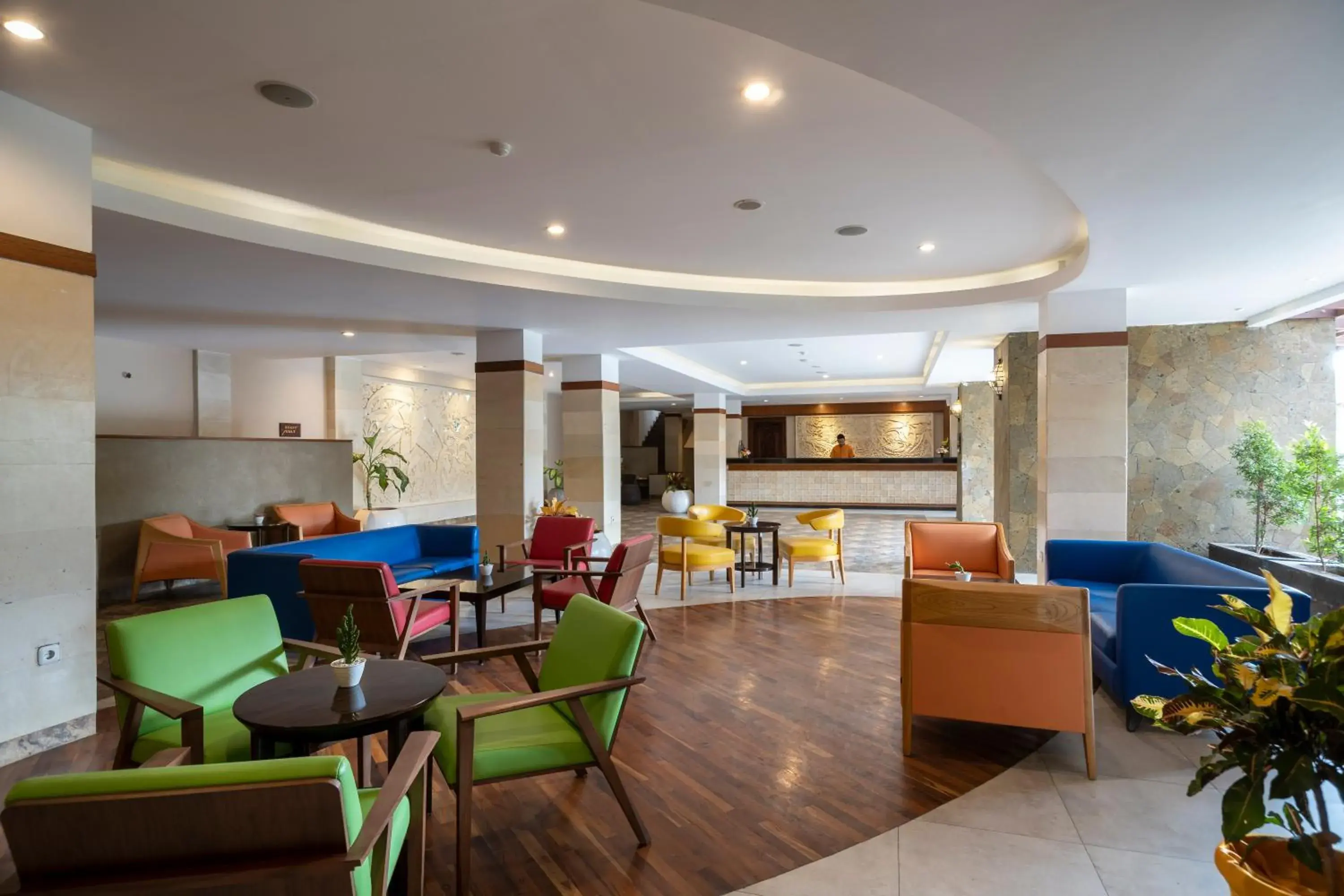 Lobby or reception in d'Nusa Beach Club and Resort Lobby or reception in d'Nusa Beach Club and Resort