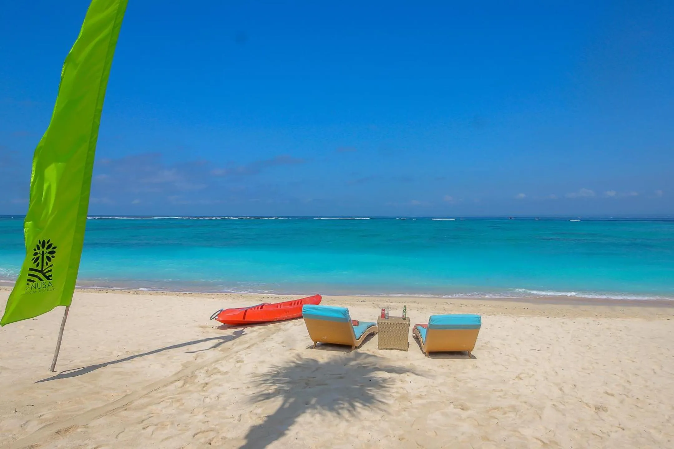 Beach in d'Nusa Beach Club and Resort