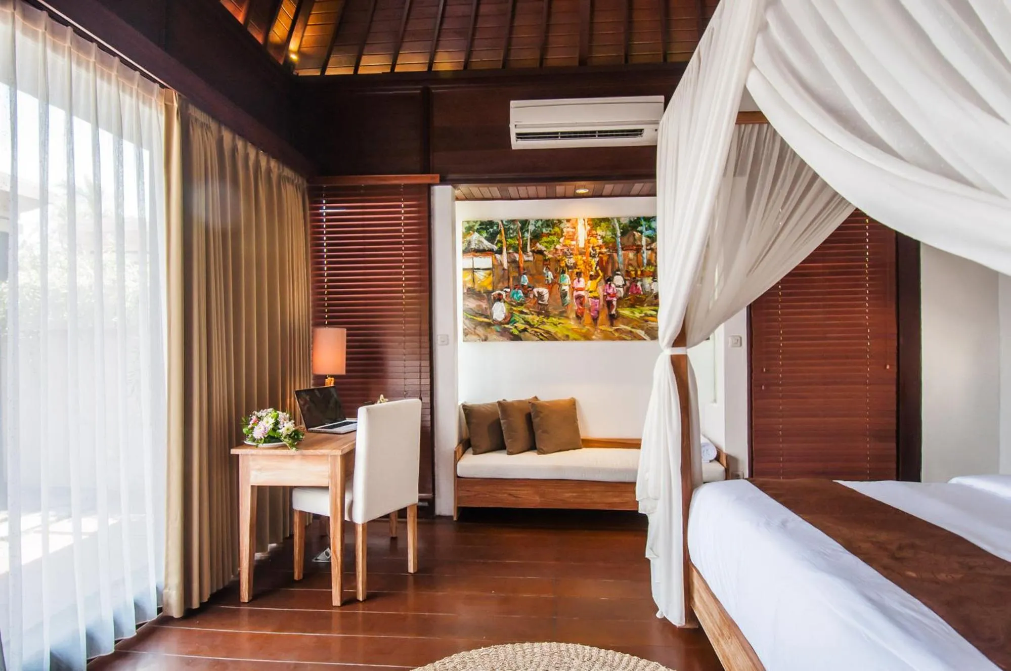 Bedroom, Bed in d'Nusa Beach Club and Resort
