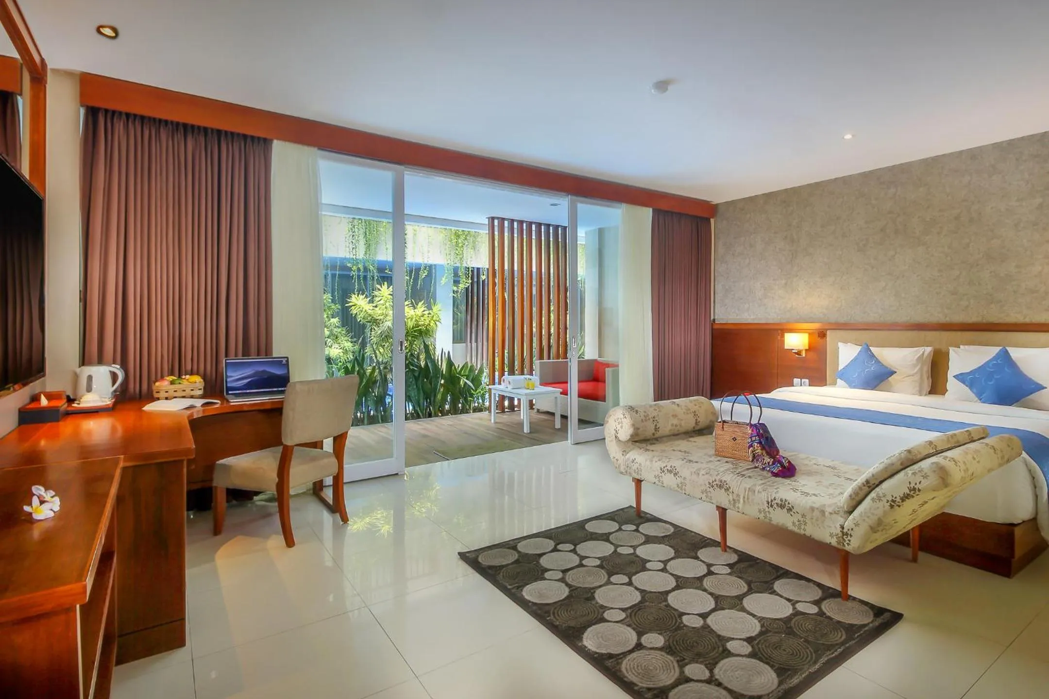 Bedroom, Bed in d'Nusa Beach Club and Resort