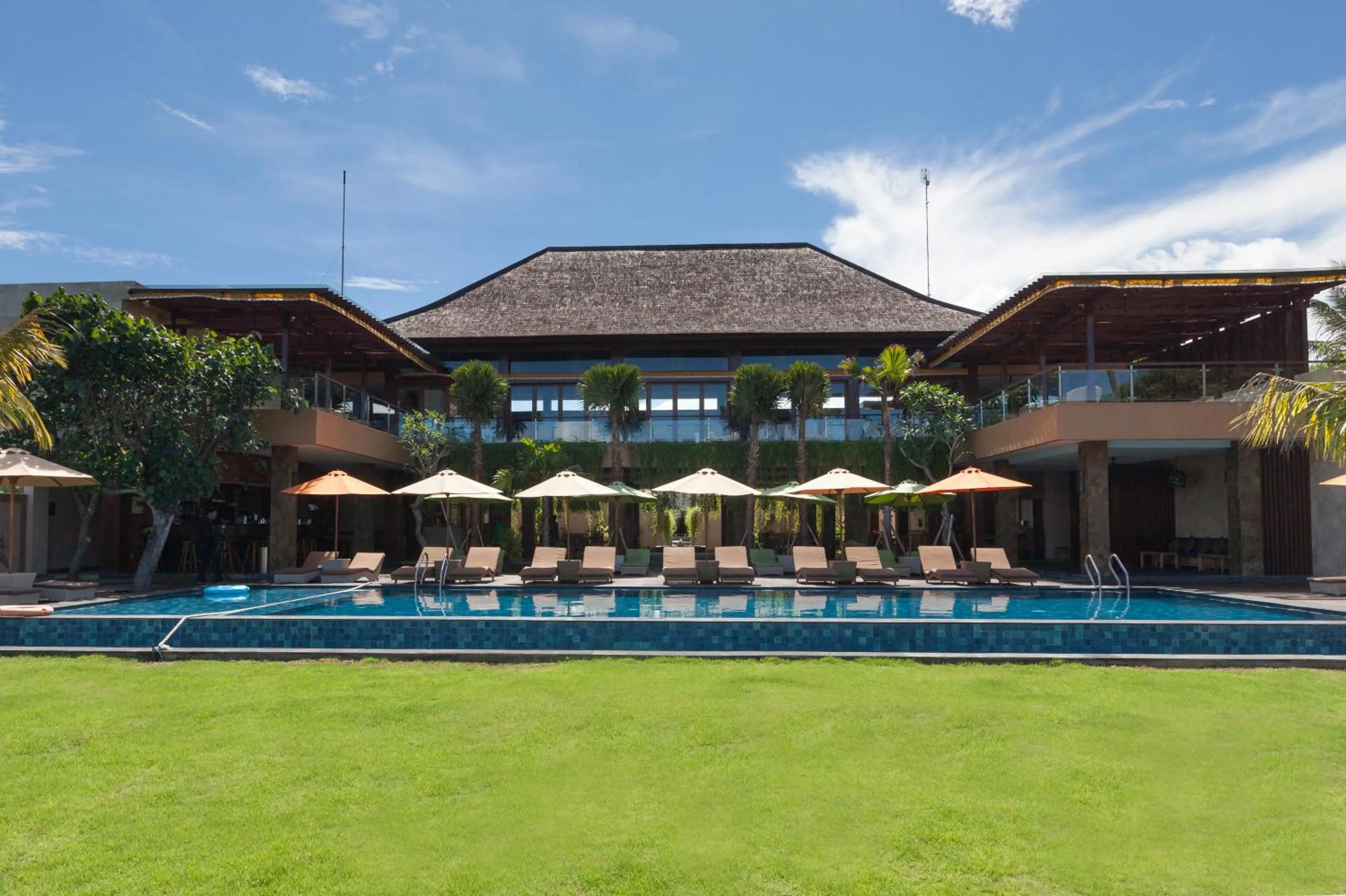 Property building in d'Nusa Beach Club and Resort