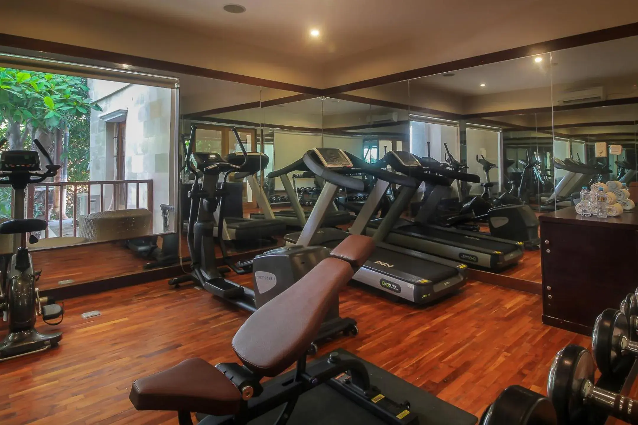 Fitness centre/facilities in d'Nusa Beach Club and Resort Fitness centre/facilities in d'Nusa Beach Club and Resort