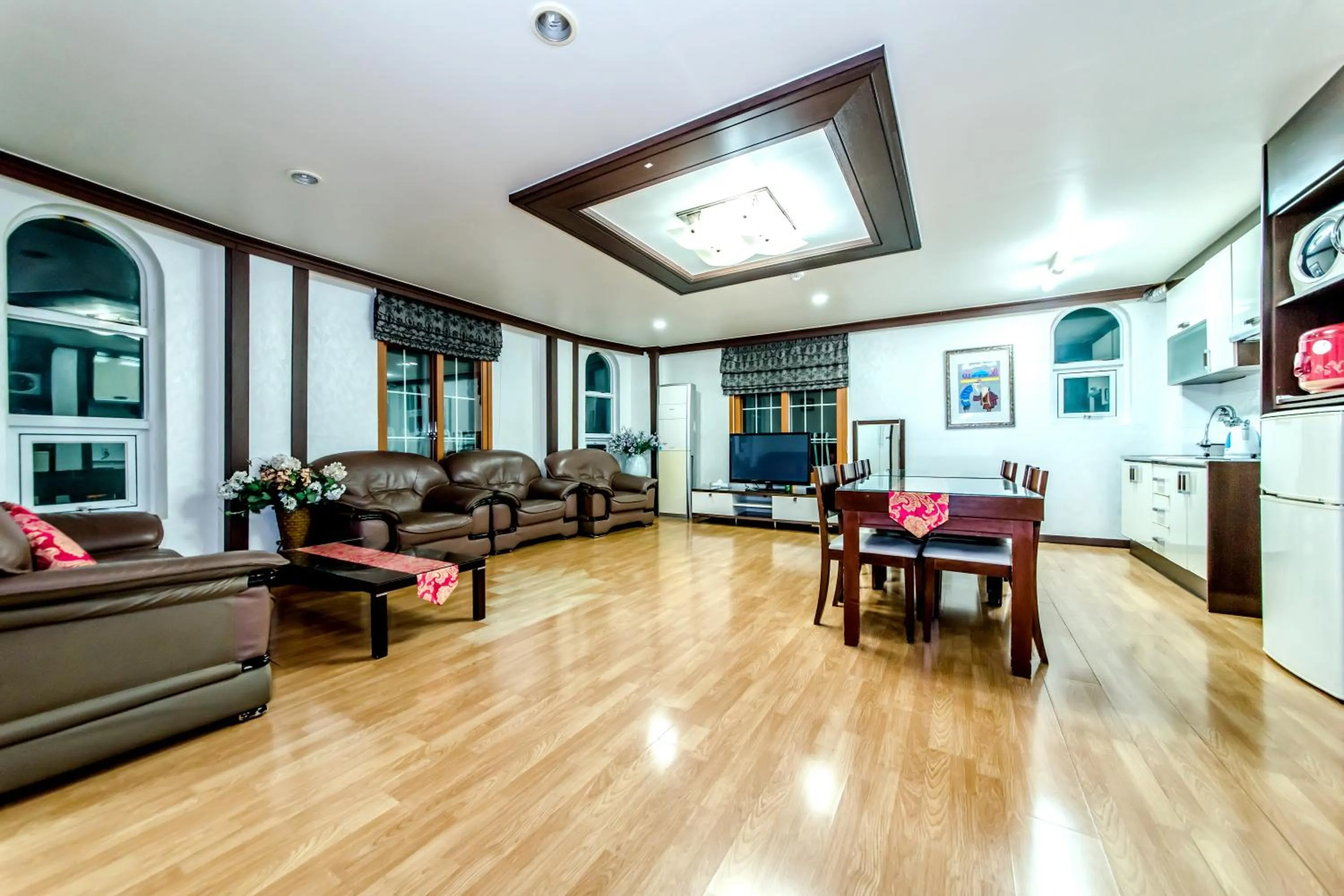 Living room in Jeju Hue Pension