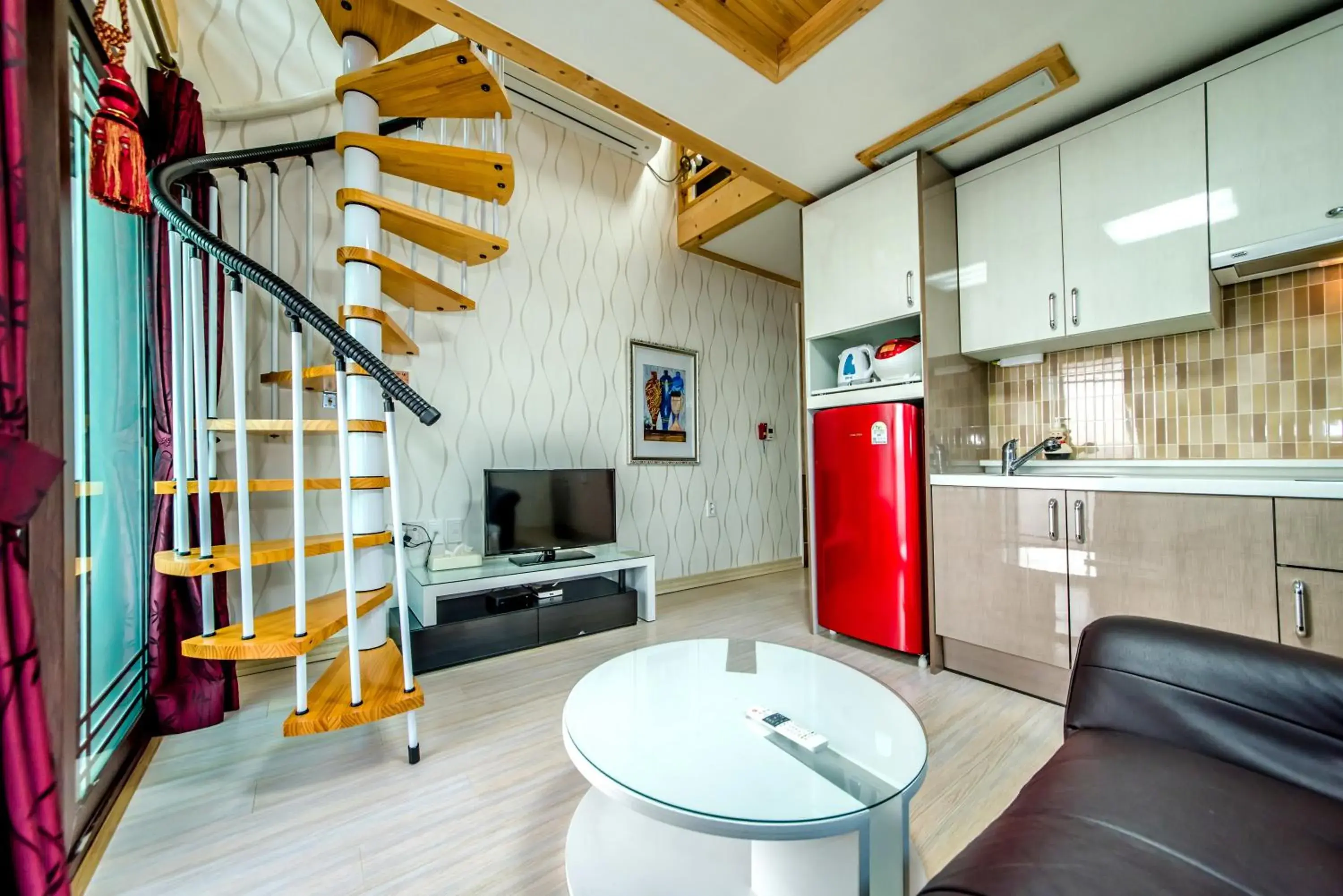 Living room in Jeju Hue Pension Living room in Jeju Hue Pension