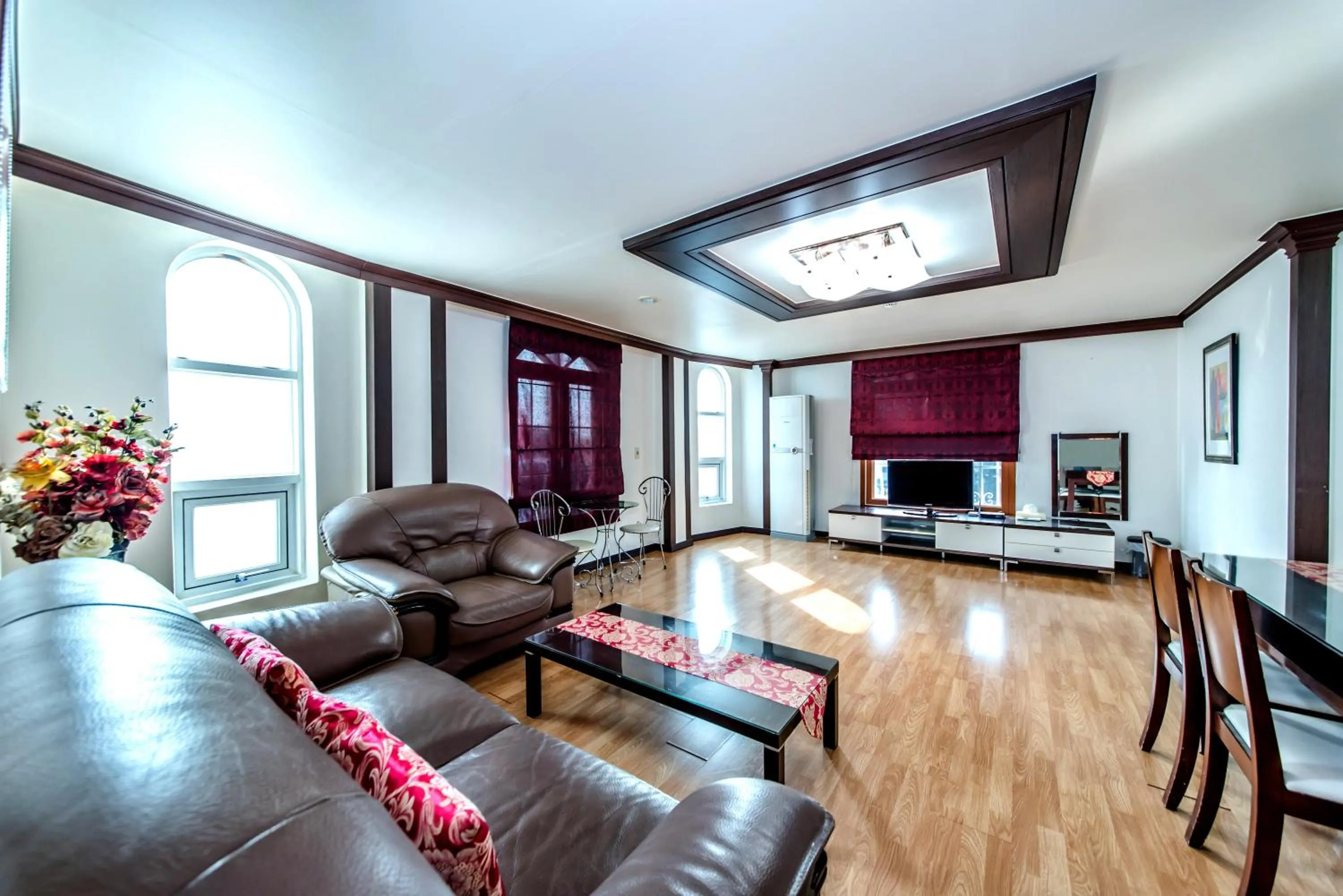 Living room in Jeju Hue Pension