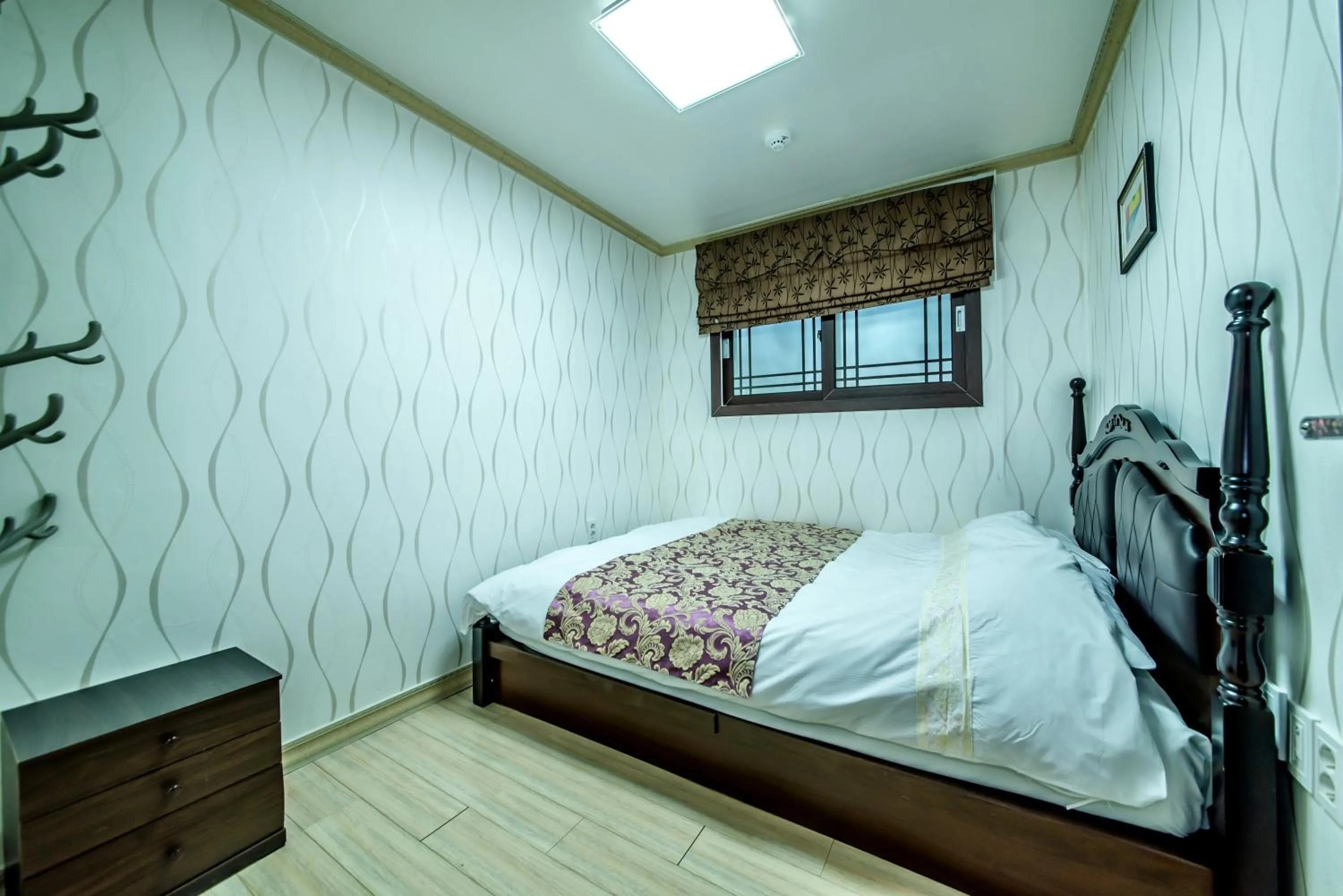 Bedroom, Bed in Jeju Hue Pension