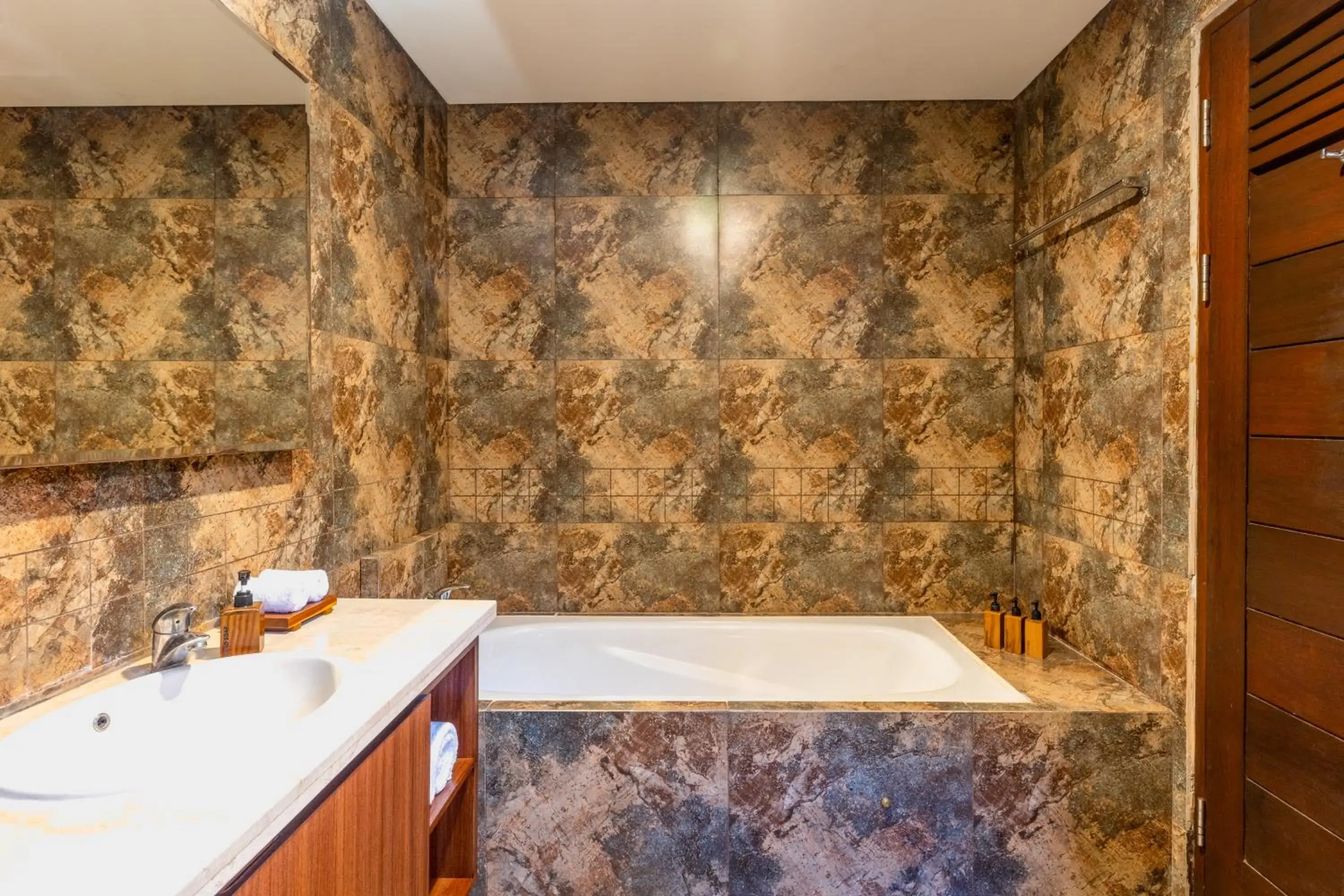 Bathroom in Radha Phala Resort & Spa Bathroom in Radha Phala Resort & Spa