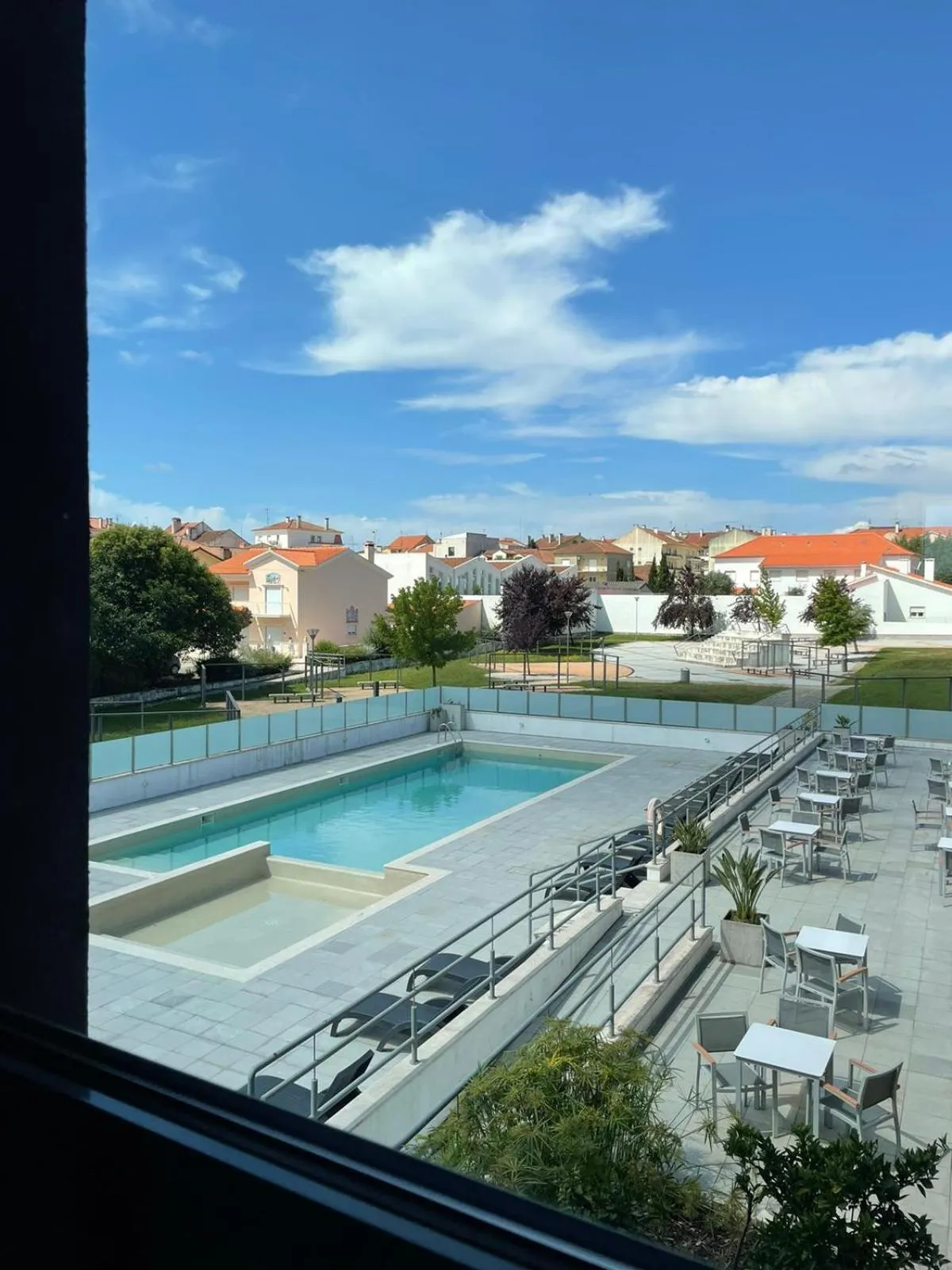 Pool view in Casa do Adro Hotel de Charme
