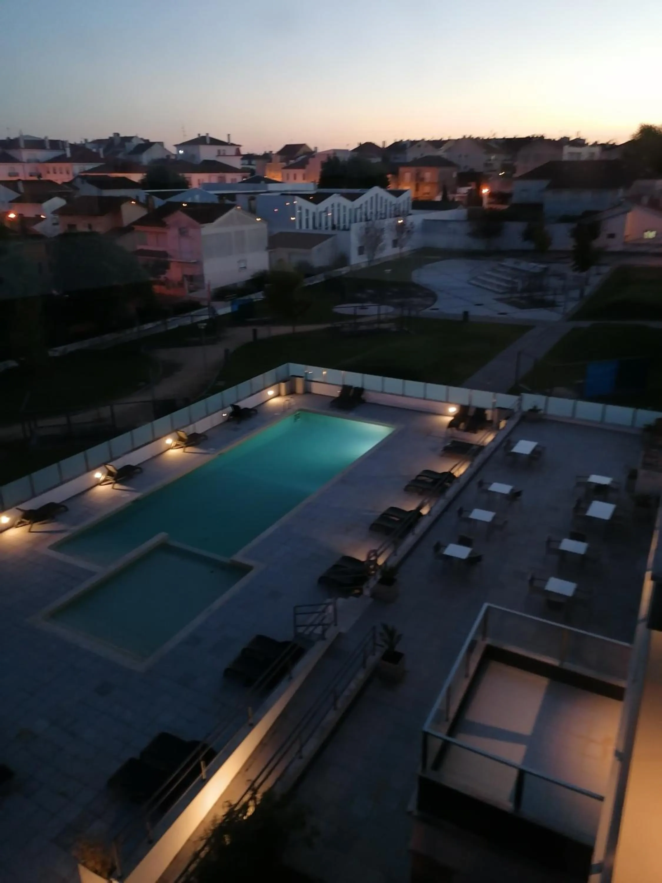 Pool view in Casa do Adro Hotel de Charme