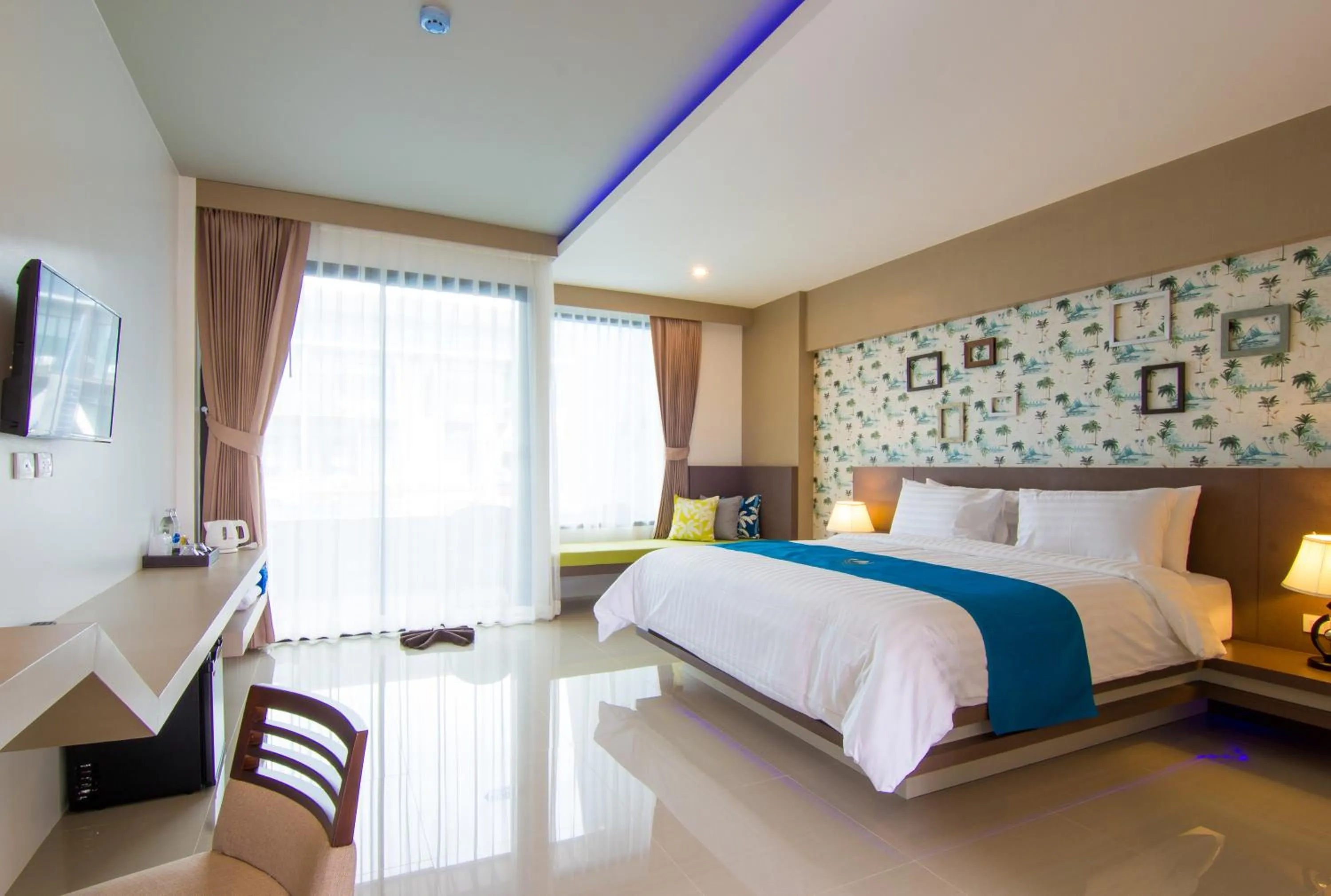 TV and multimedia, Bed in The Phu Beach Hotel - SHA Plus