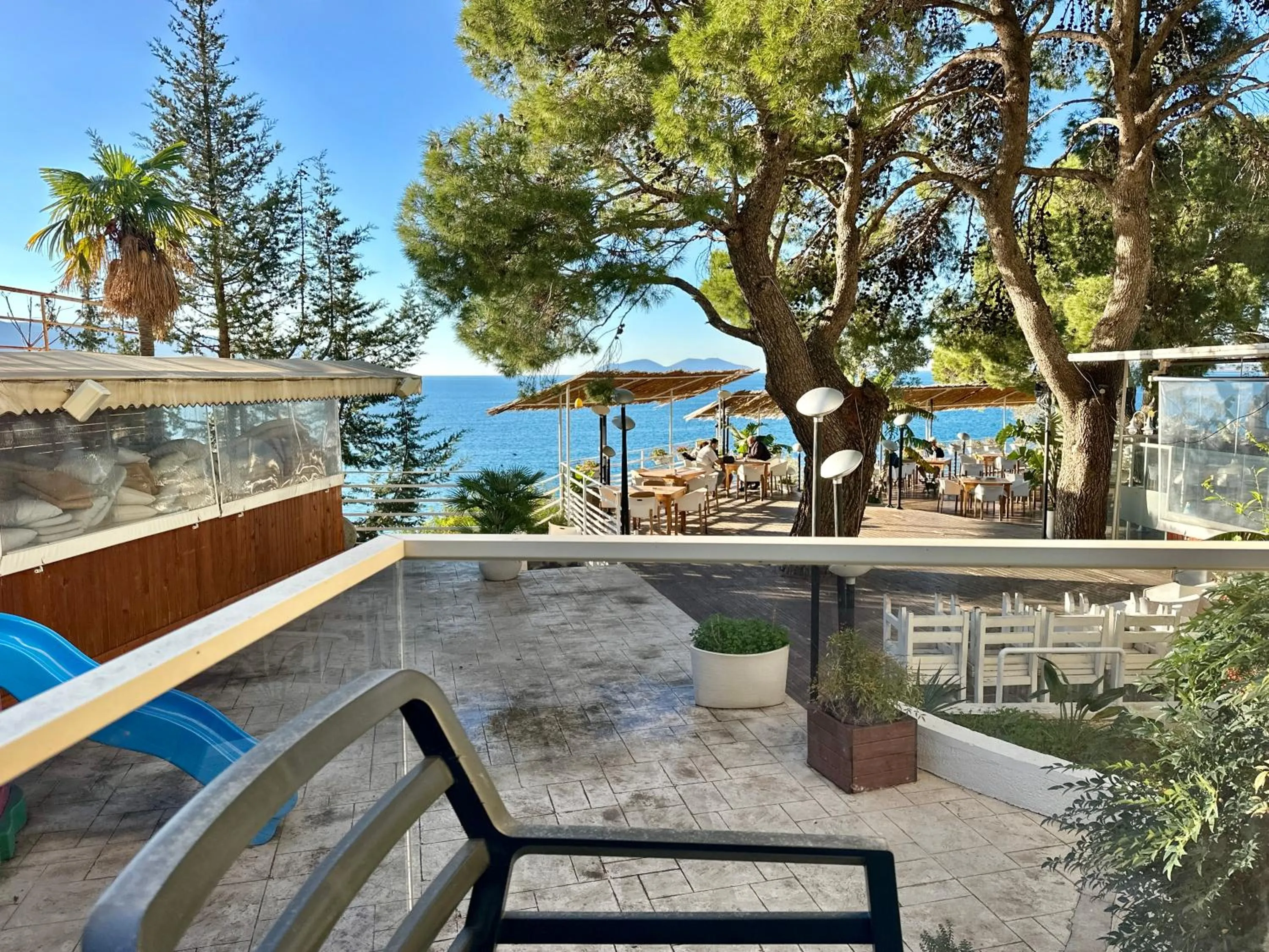 Patio in Le Palazzine Hotel