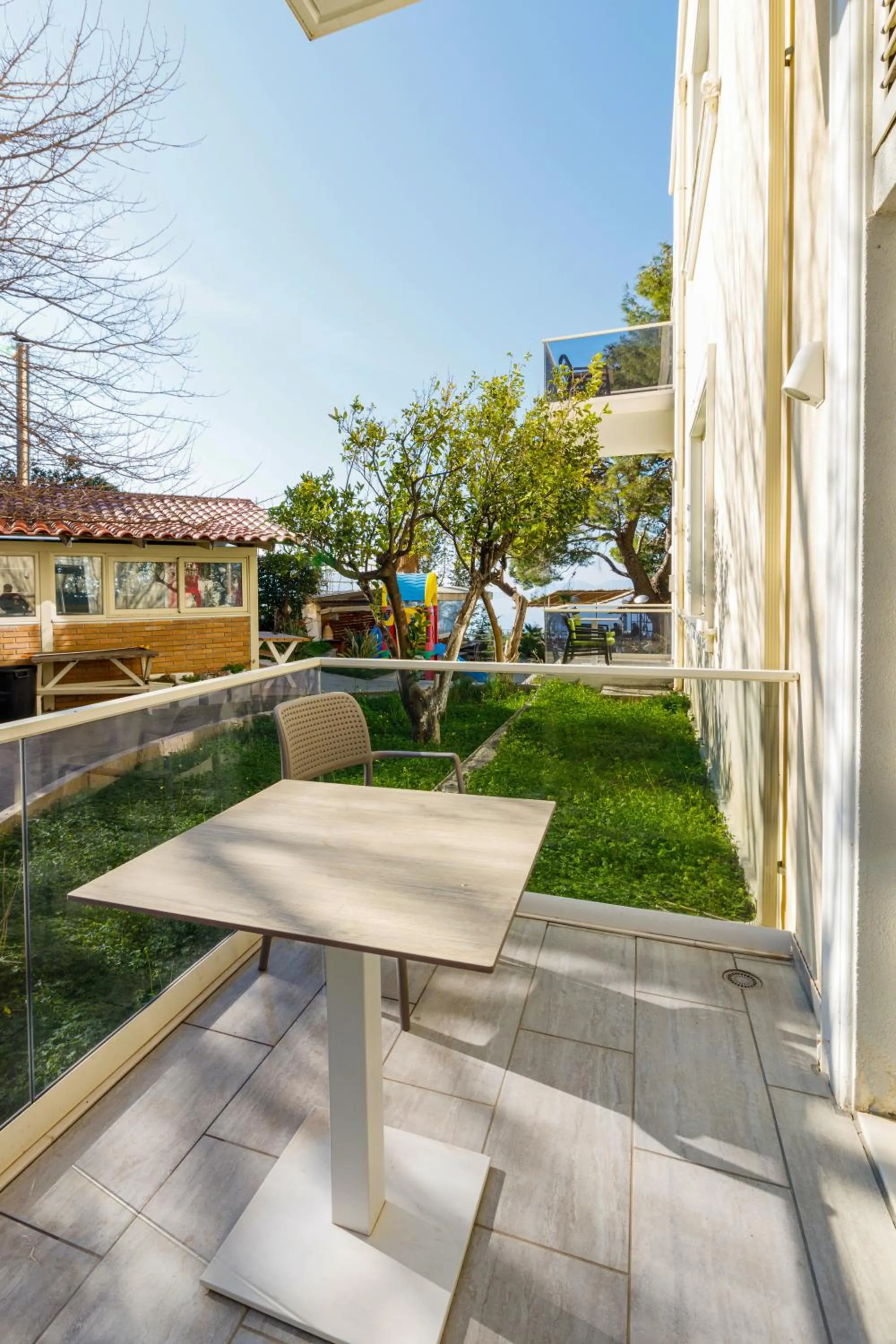 Patio in Le Palazzine Hotel