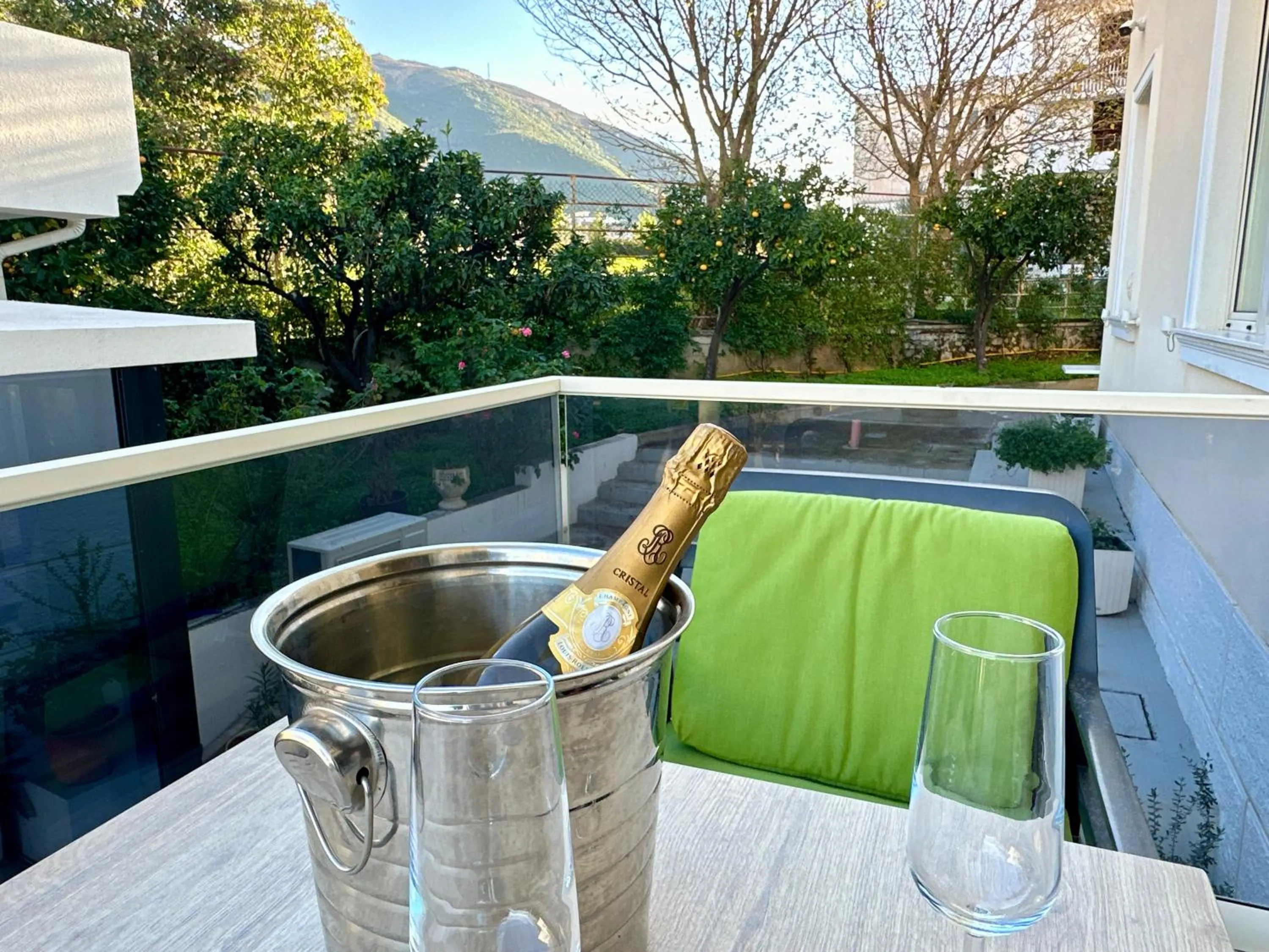 Patio in Le Palazzine Hotel