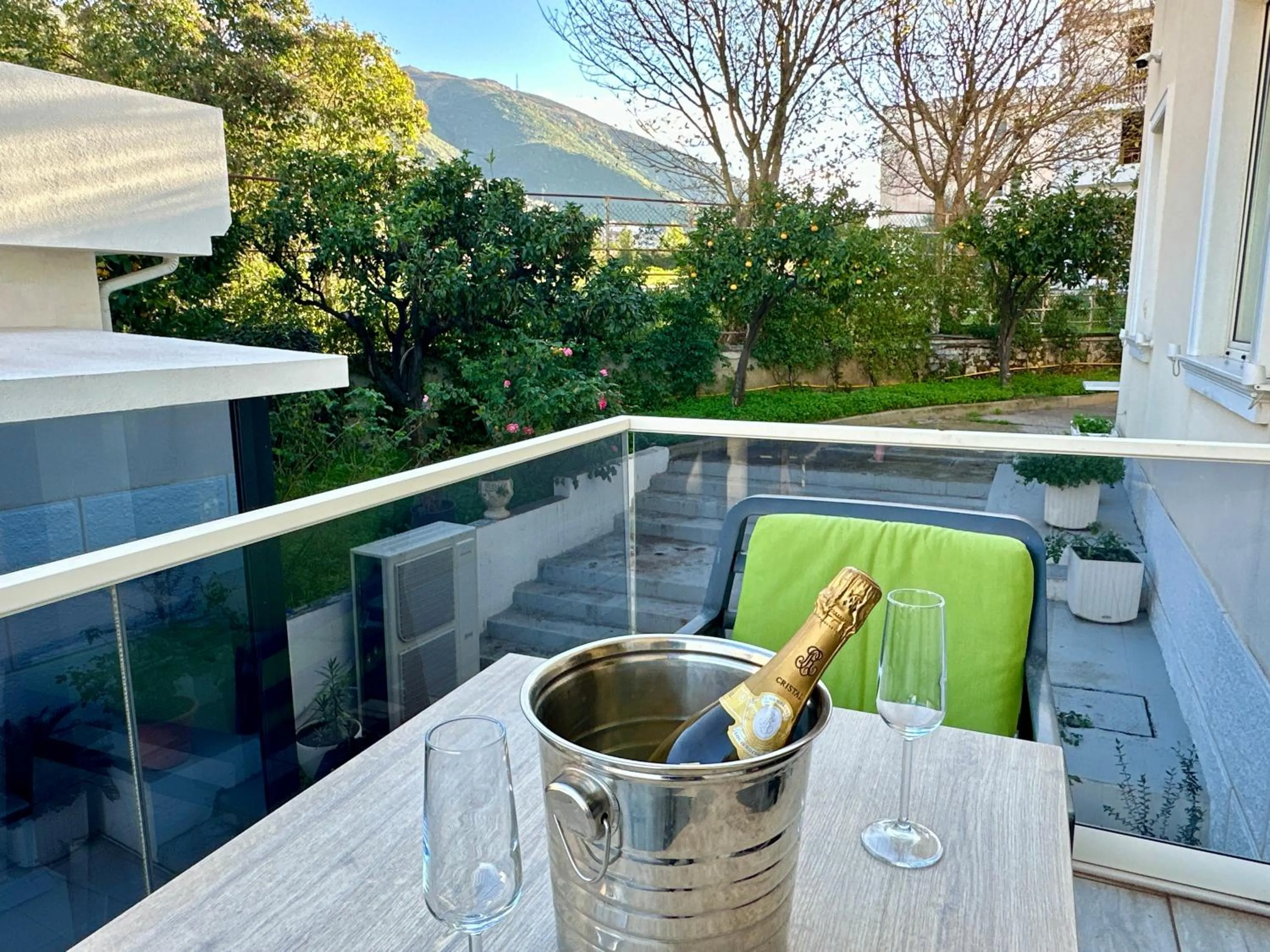 Patio in Le Palazzine Hotel
