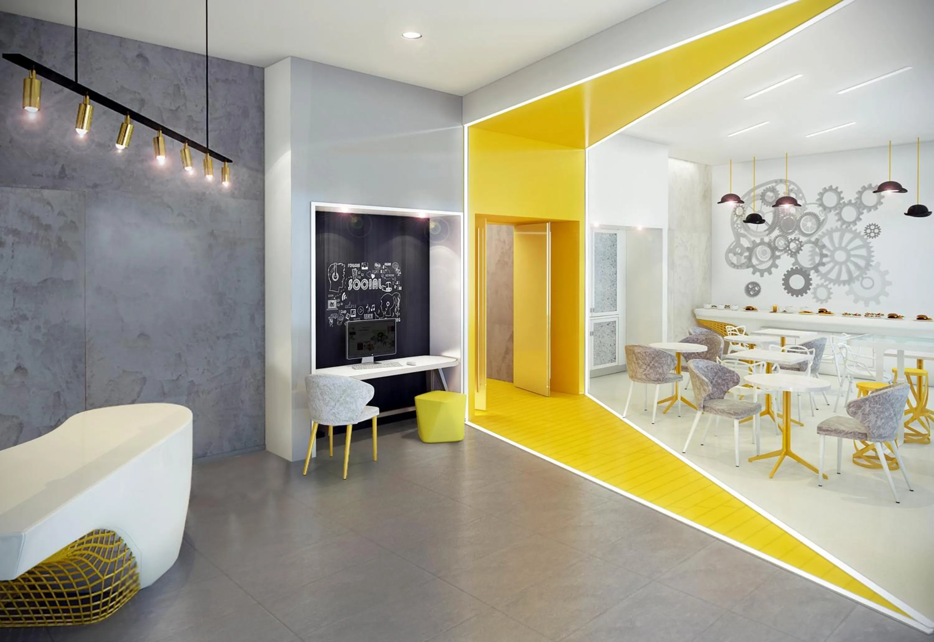 Lobby or reception in VISIONAPARTMENTS Rue de Berne - contactless check-in
