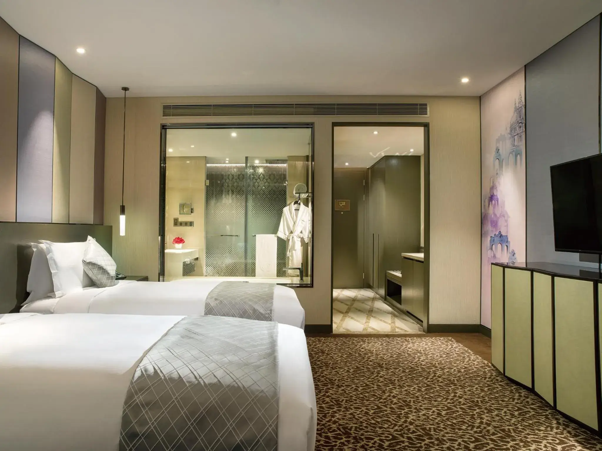 Superior Twin Room in Sofitel Lianyungang Suning Superior Twin Room in Sofitel Lianyungang Suning