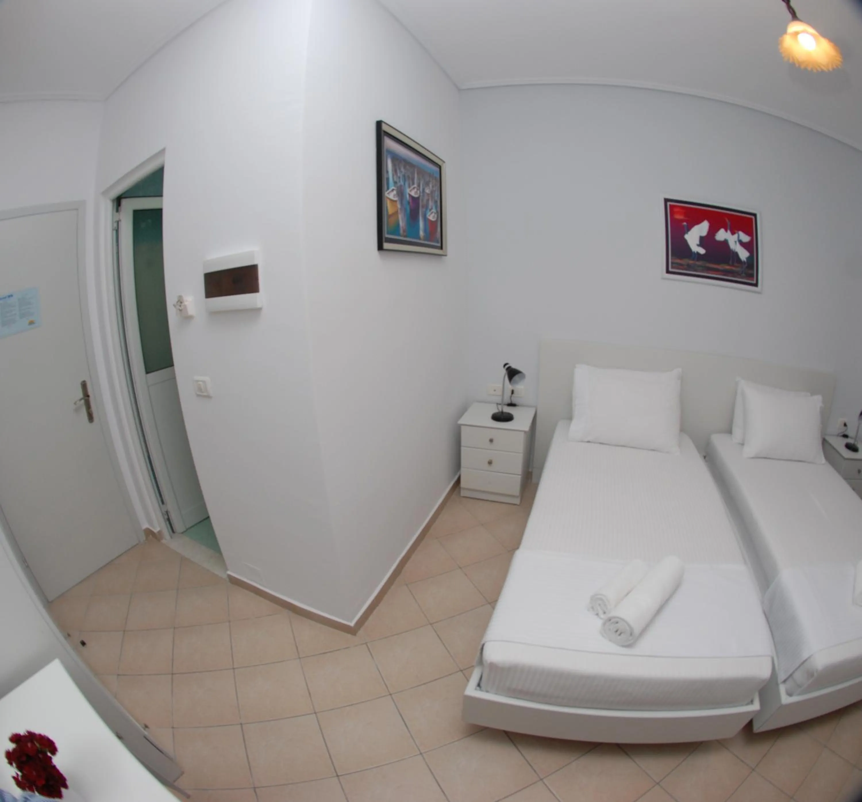Bed in Hotel MS