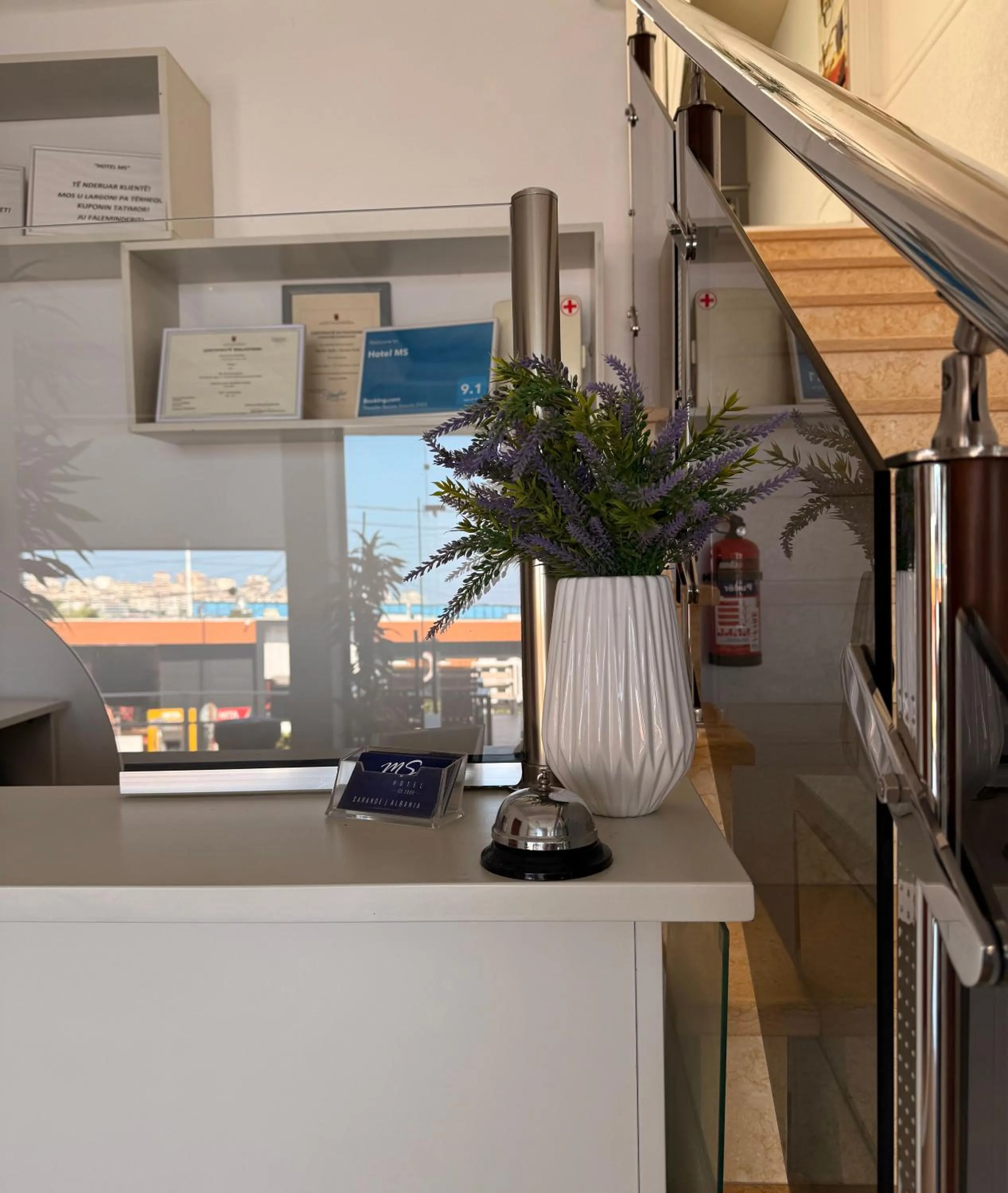 Lobby or reception in Hotel MS