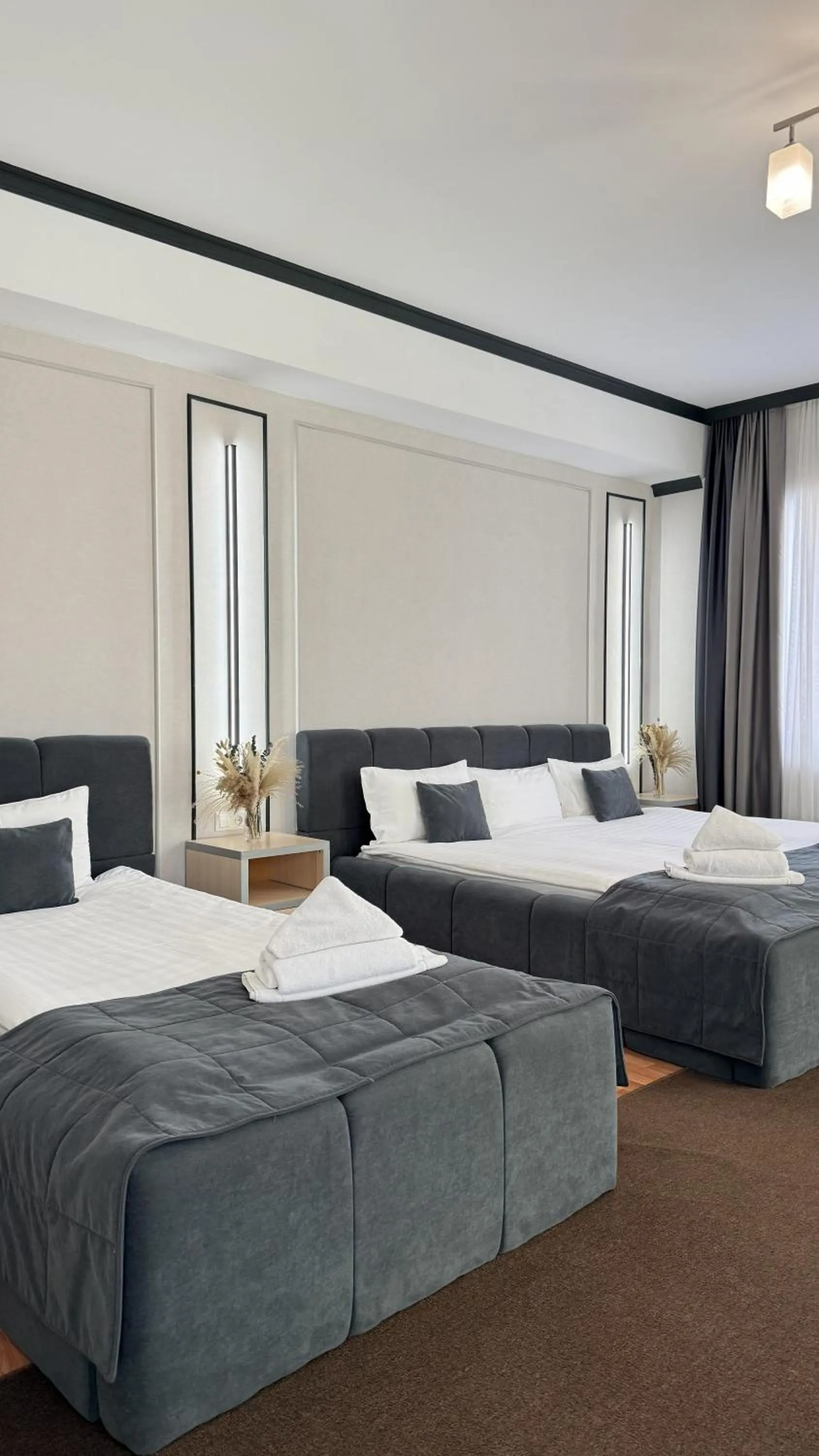 Bed in Caravan Hotel