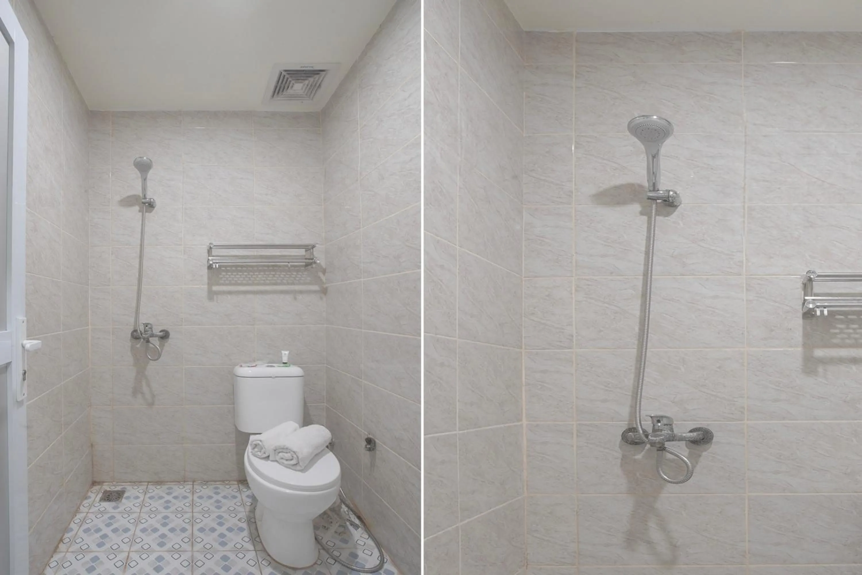 Bathroom in Collection O near Harbour Bay Mall formerly Kansa Hotel