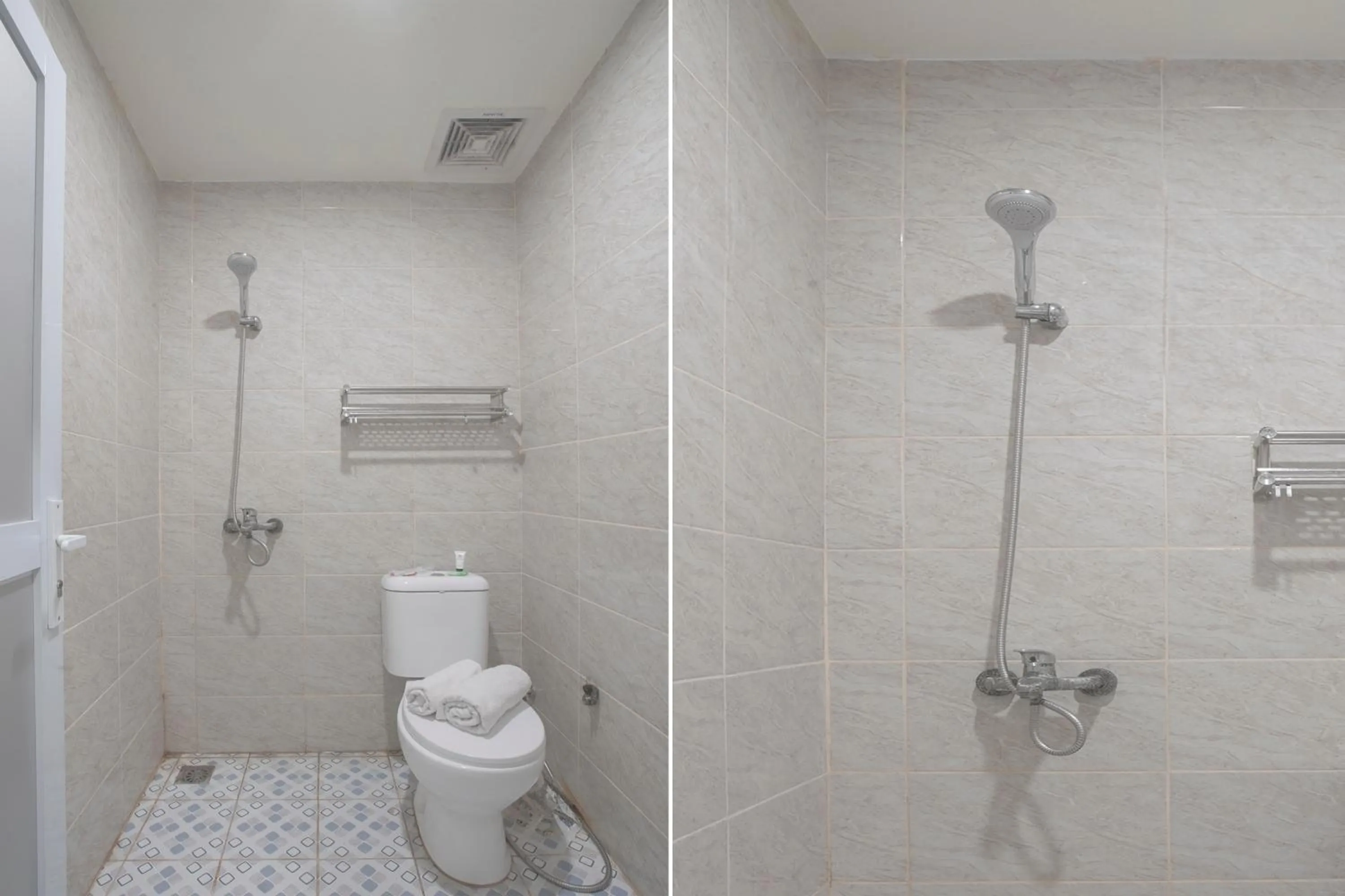 Bathroom in Collection O near Harbour Bay Mall formerly Kansa Hotel