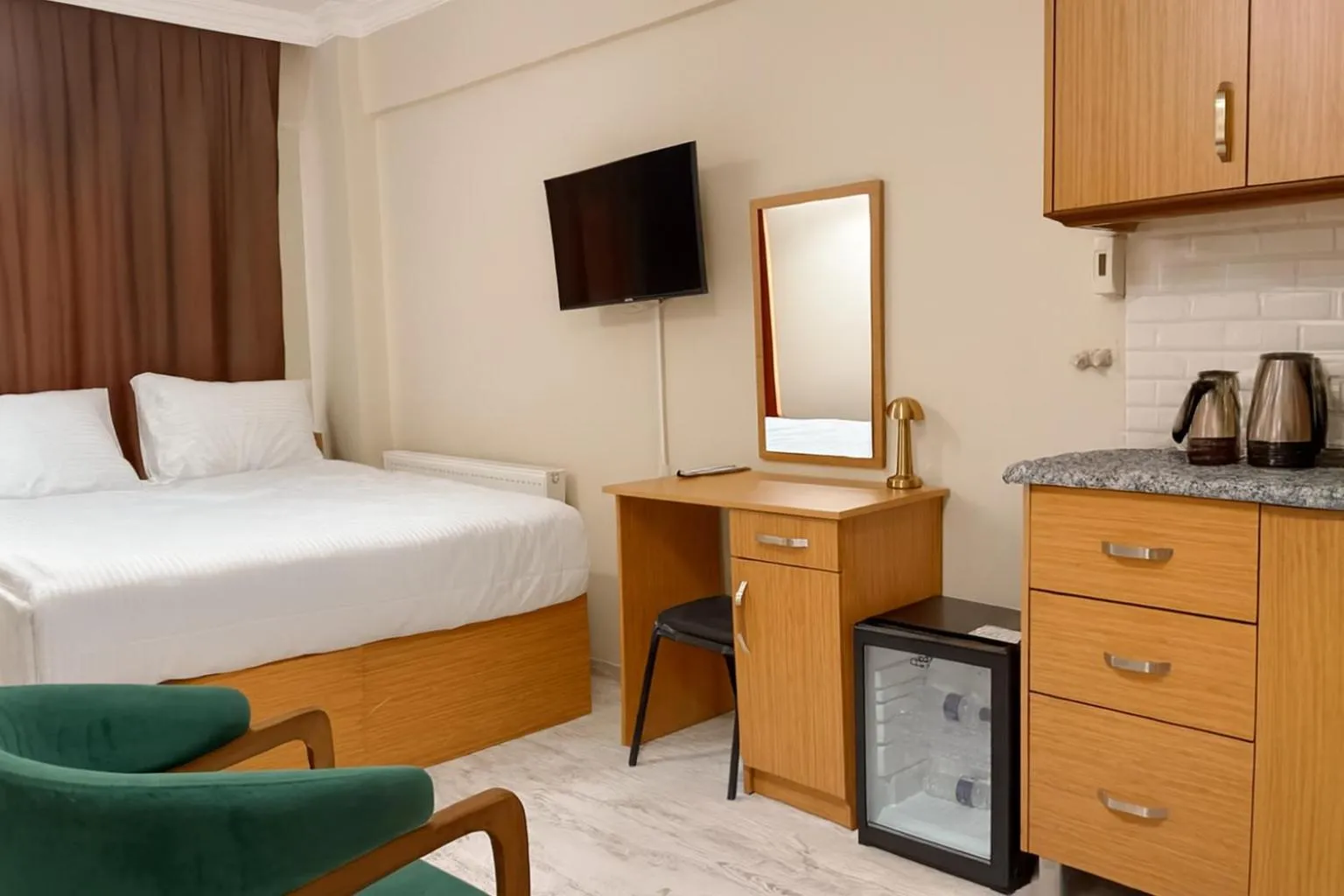 Bed in Lion Stone Hotel