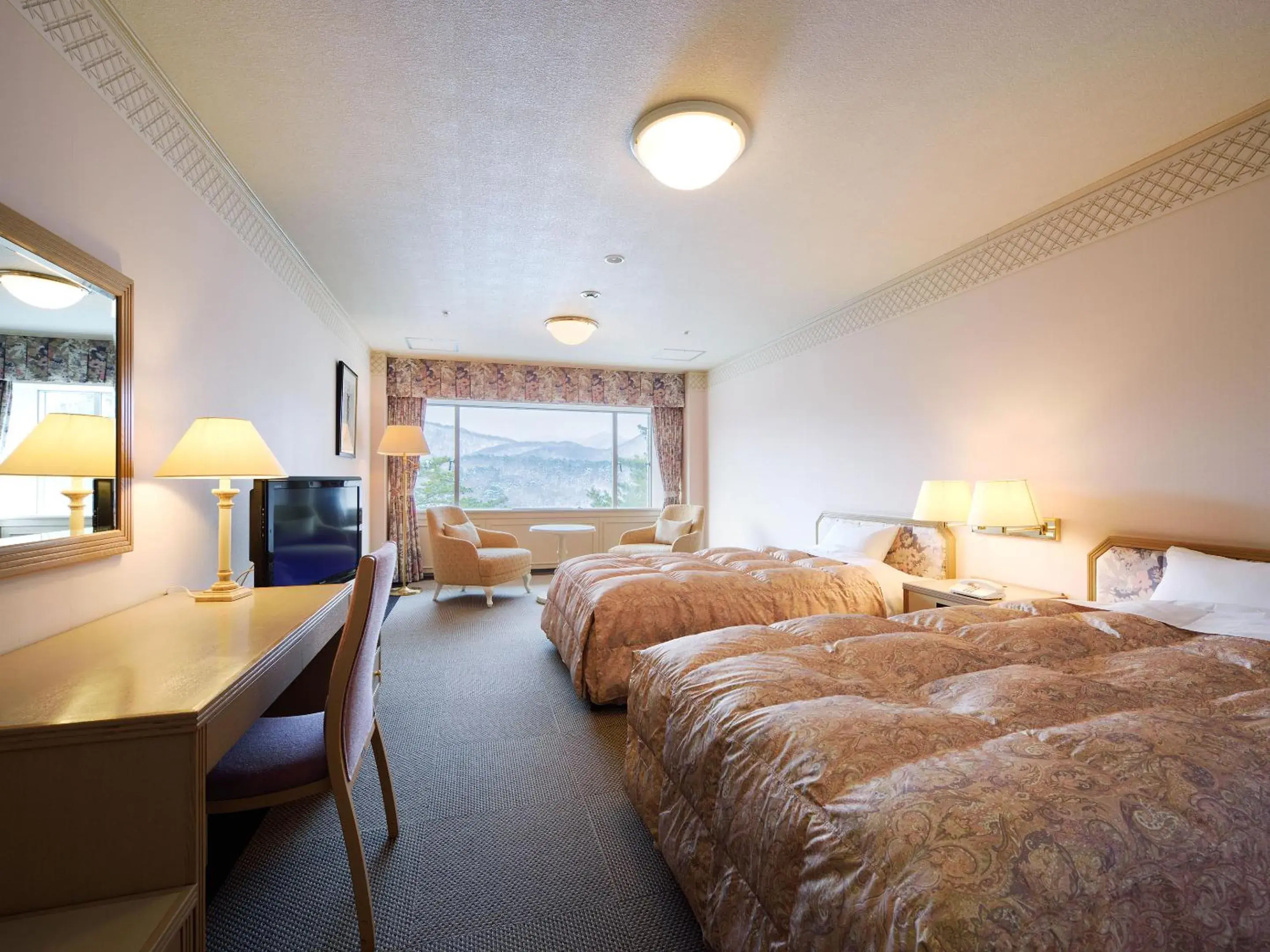 Main Building - single occupancy - Non-Smoking - Superior Twin in Urabandai Lake Resort Goshiki no Mori Main Building - single occupancy - Non-Smoking - Superior Twin in Urabandai Lake Resort Goshiki no Mori