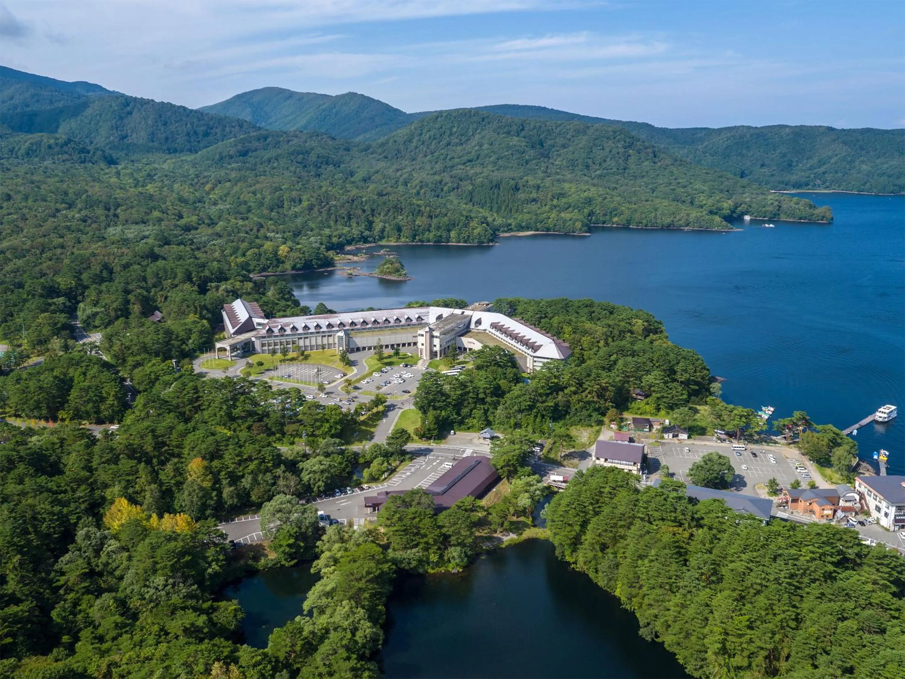 Property building in Urabandai Lake Resort Goshiki no Mori
