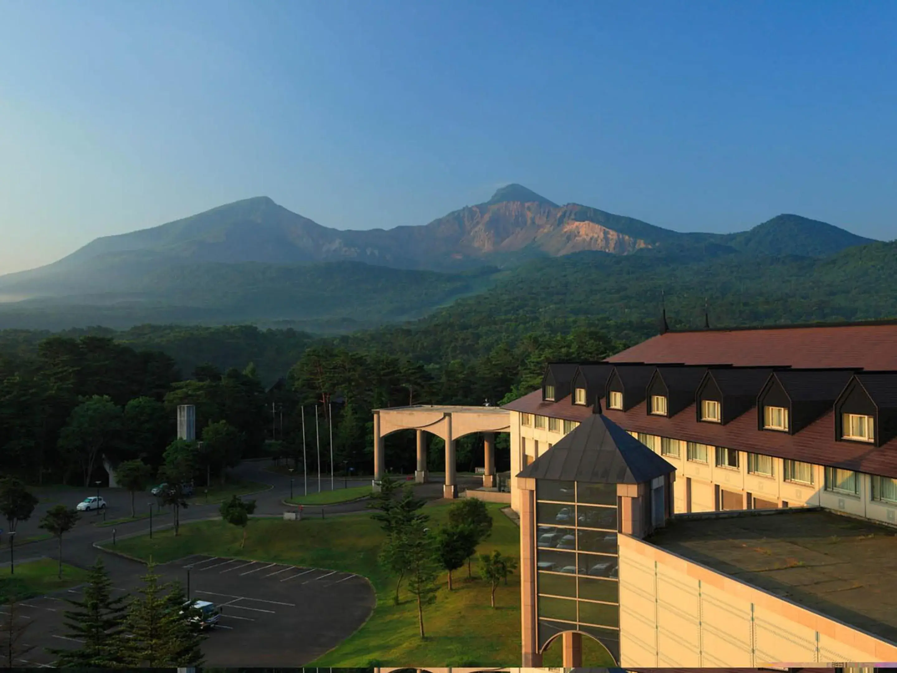 Property building in Urabandai Lake Resort Goshiki no Mori Property building in Urabandai Lake Resort Goshiki no Mori