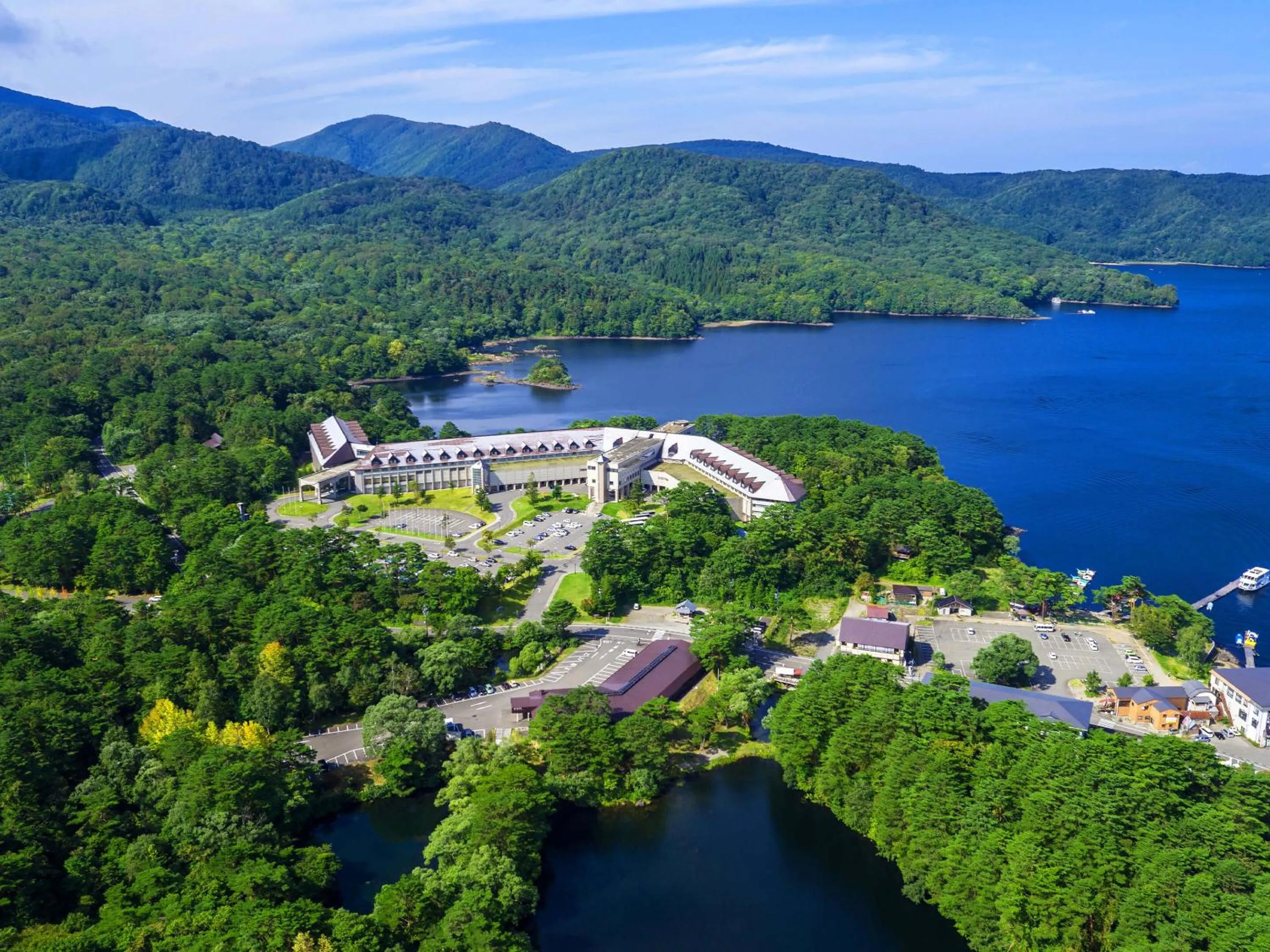 Property building in Urabandai Lake Resort Goshiki no Mori