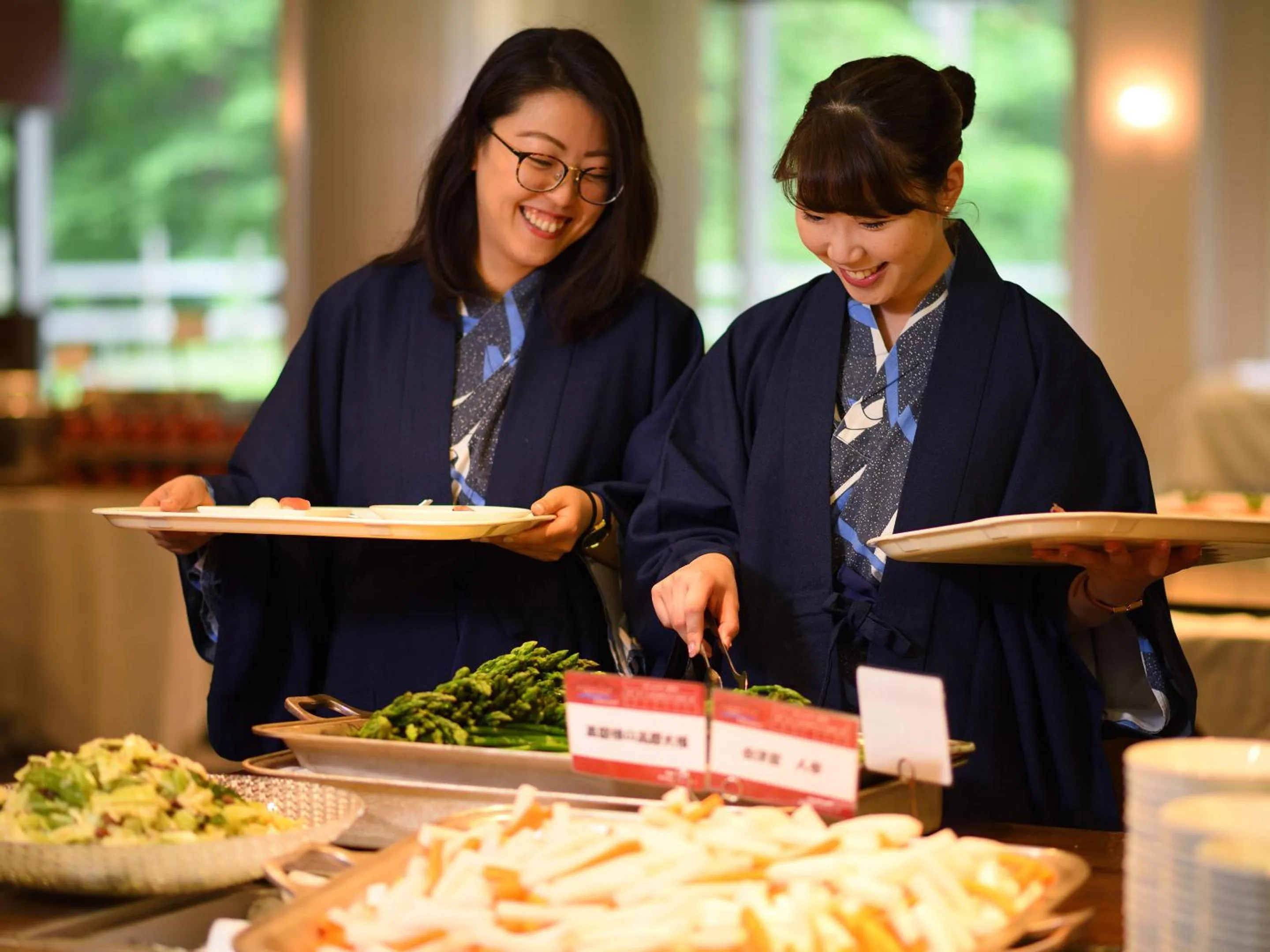 Dinner in Urabandai Lake Resort Goshiki no Mori