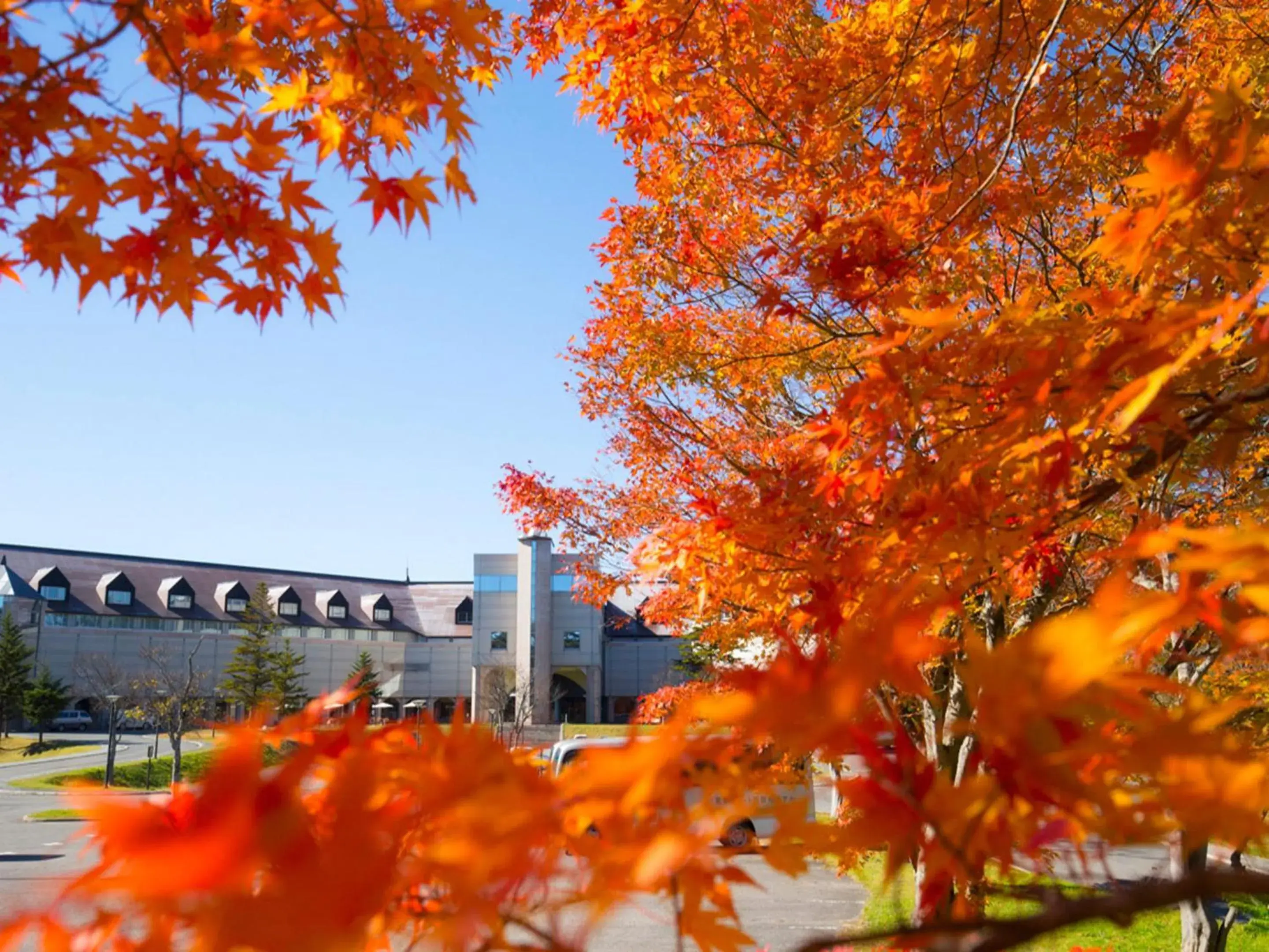 Property building in Urabandai Lake Resort Goshiki no Mori Property building in Urabandai Lake Resort Goshiki no Mori