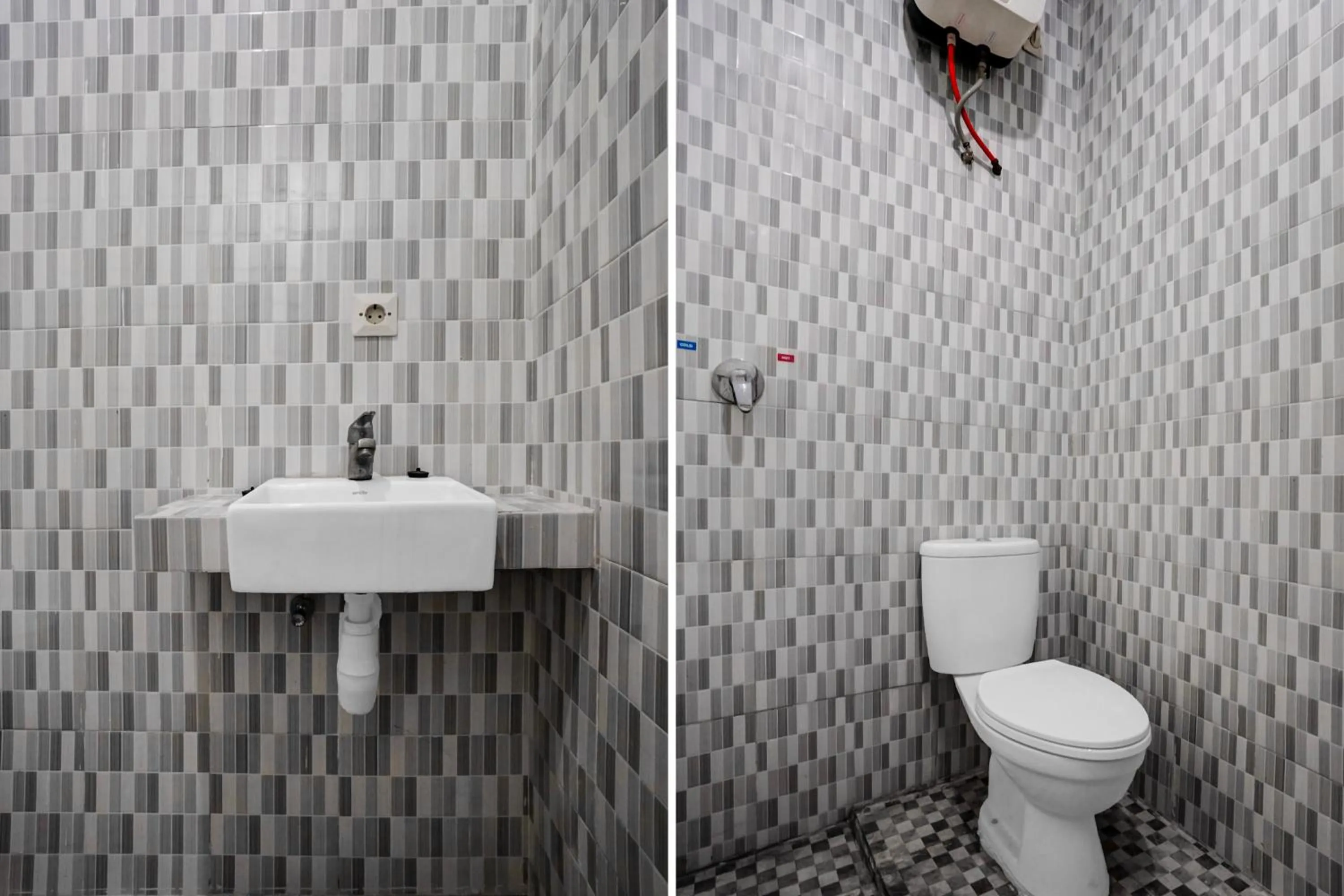 Bathroom in Hotel O near Ciputra World Surabaya formerly Darmo Residence