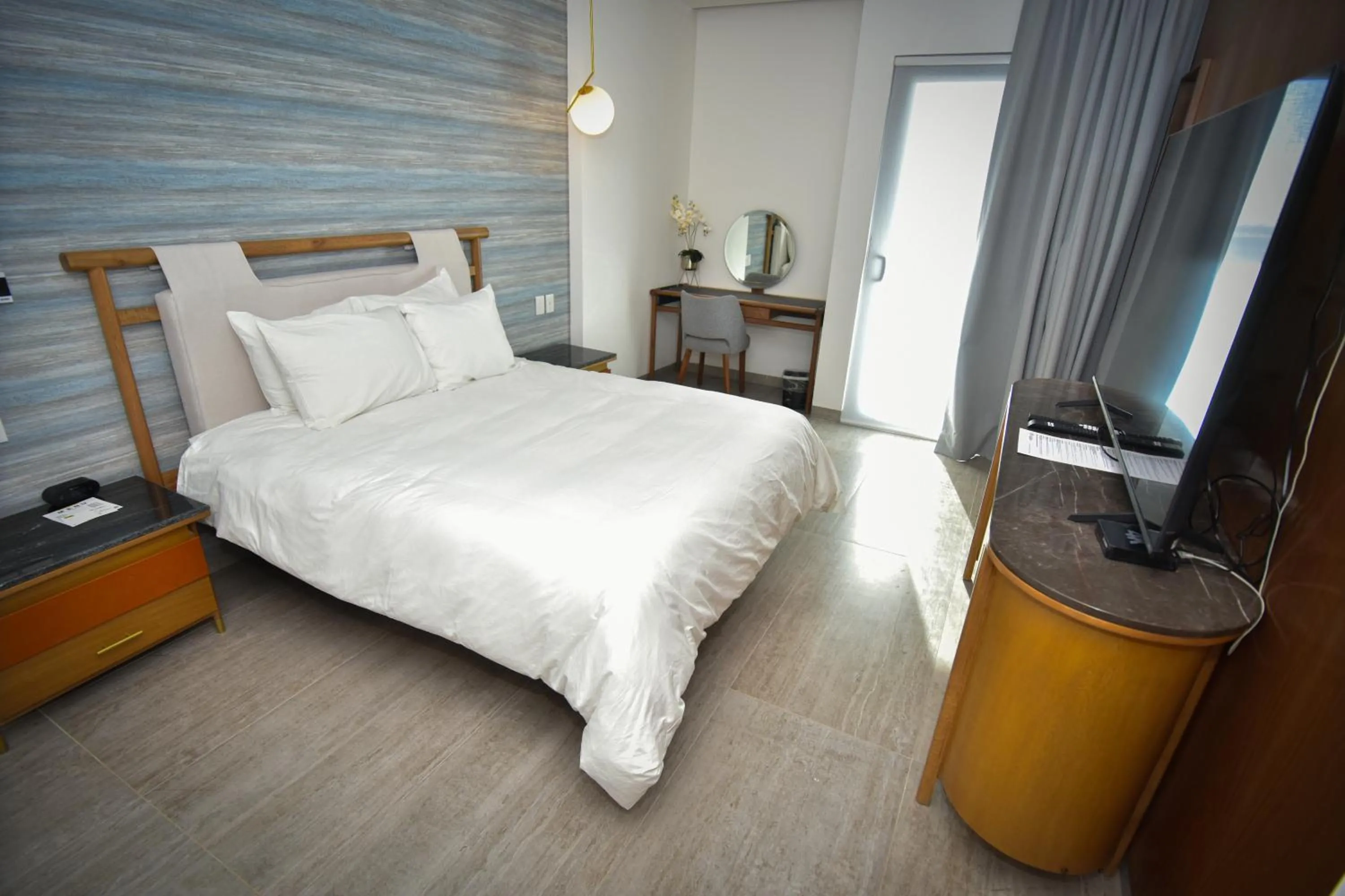 Bed in Hotel Dublé