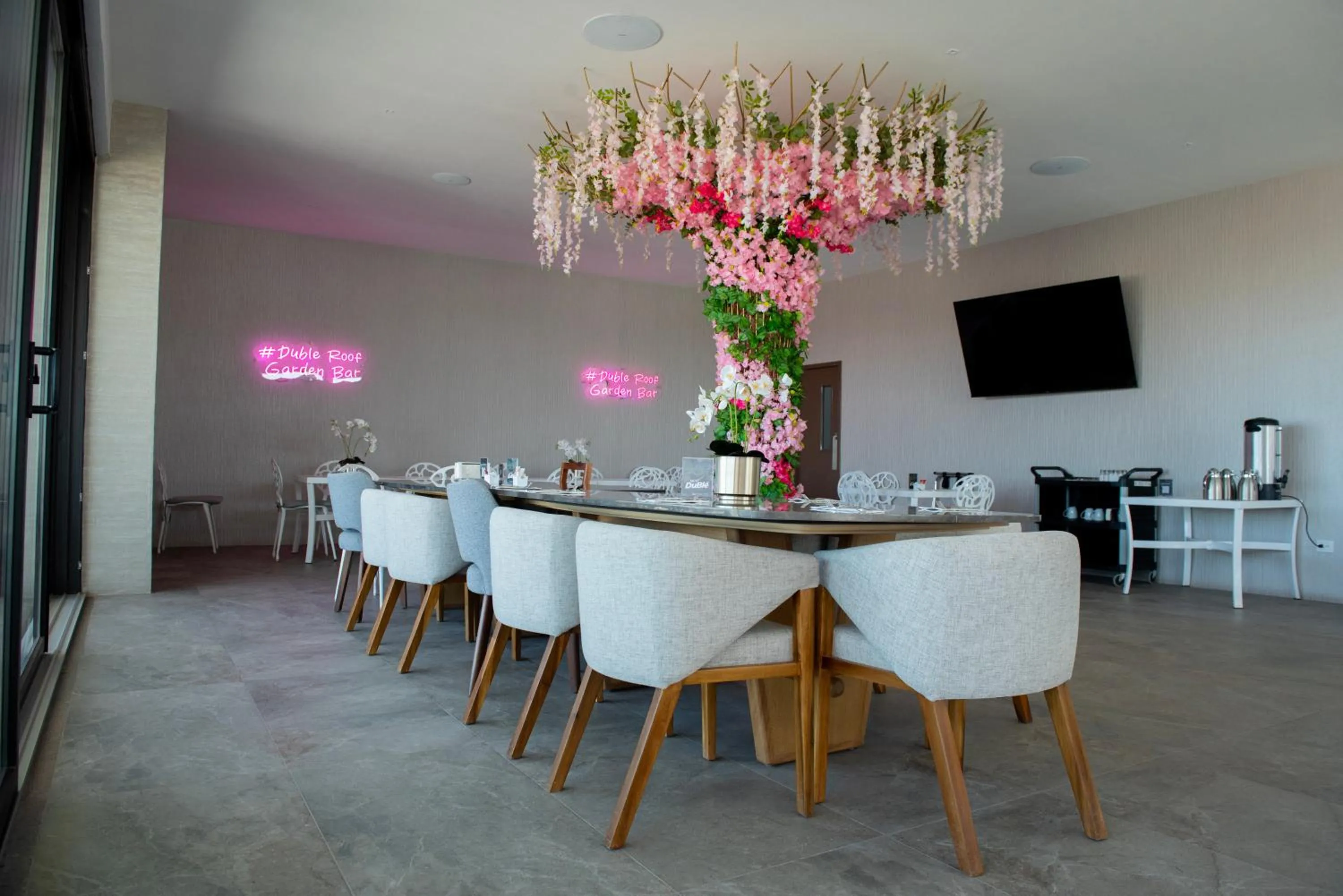 Dining area in Hotel Dublé