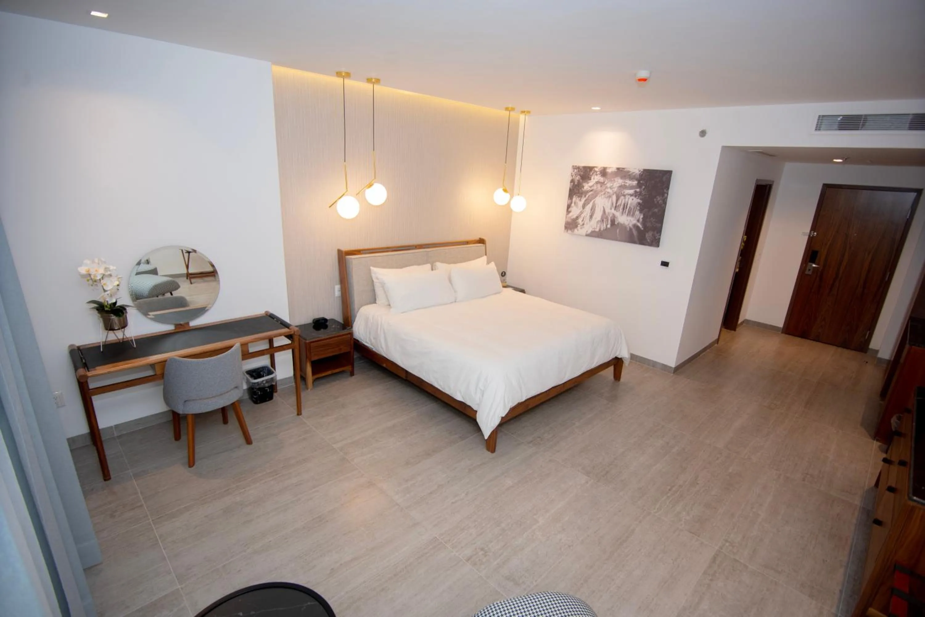 Bed in Hotel Dublé