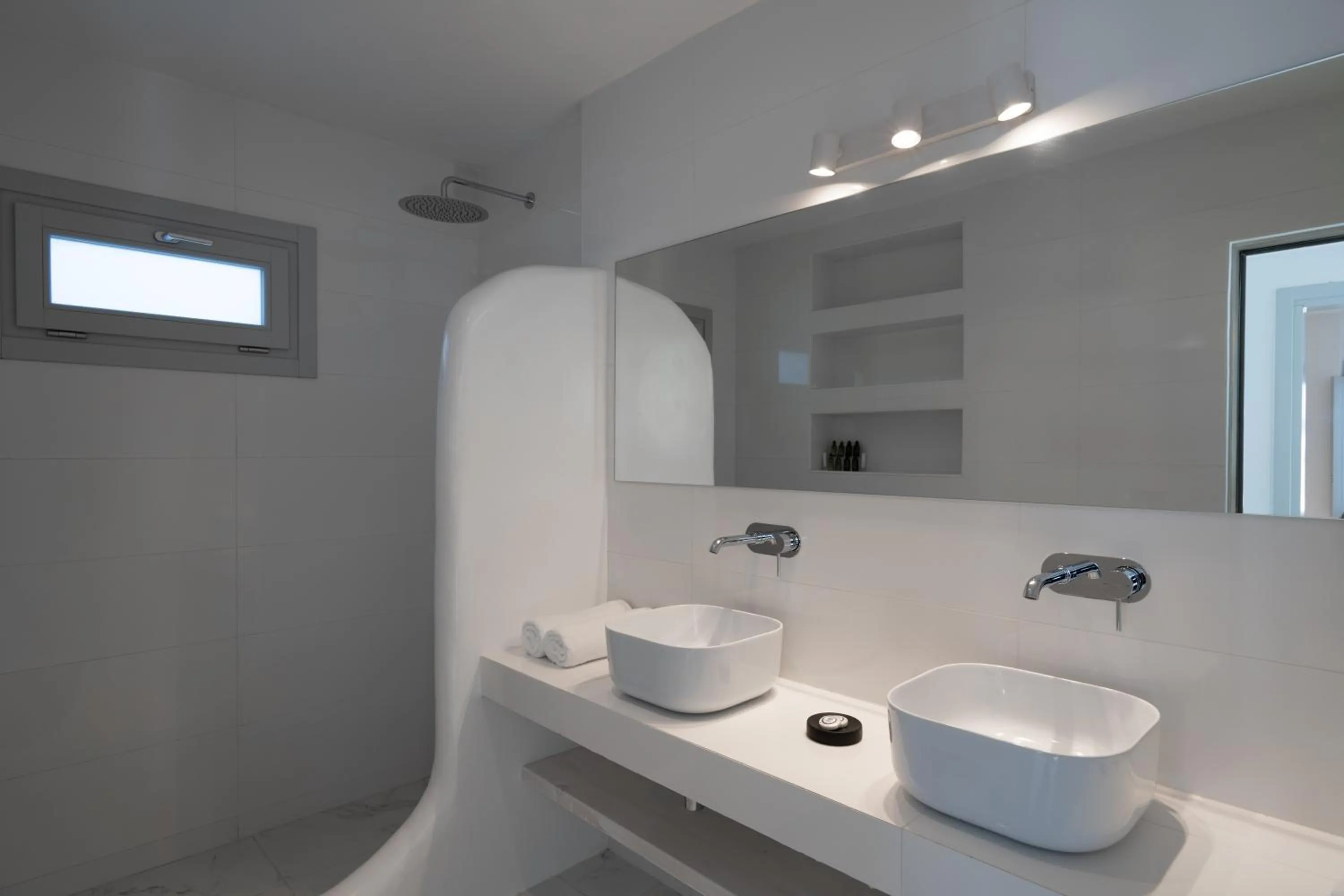 Bathroom in White Concept Caves