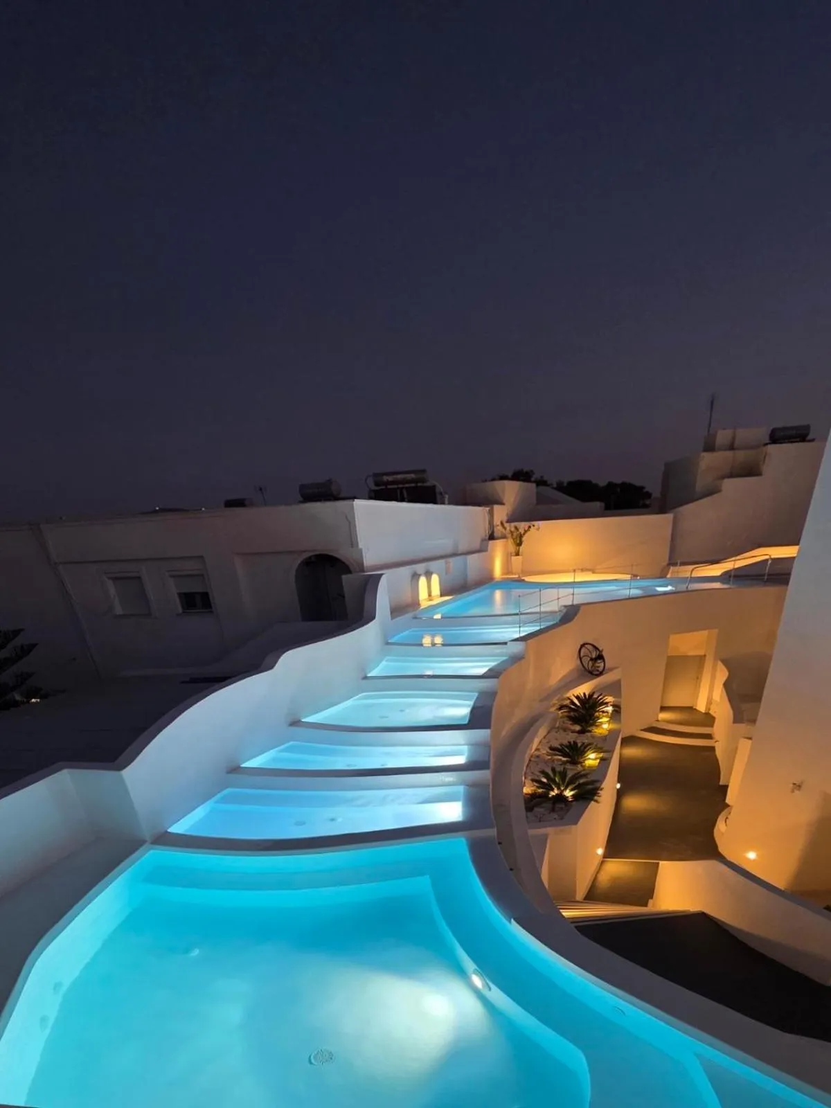 Pool view in White Concept Caves