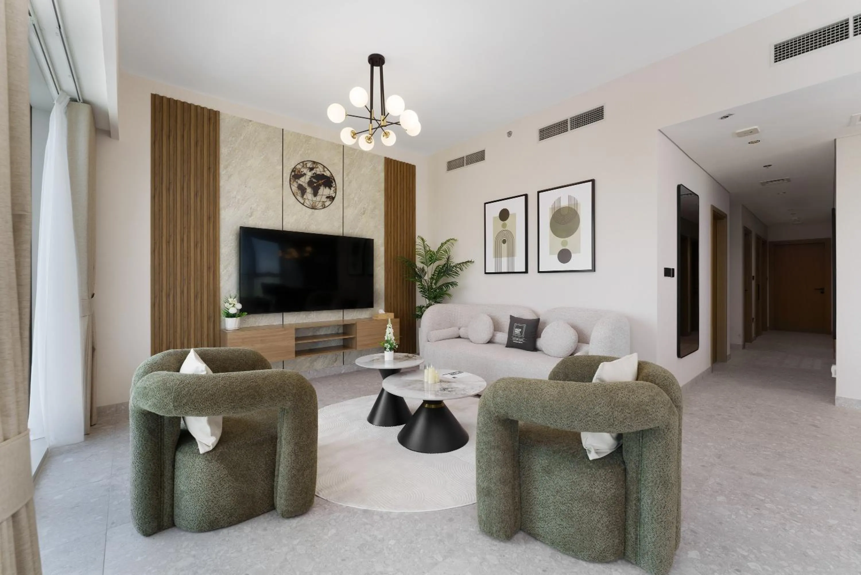 Communal lounge/ TV room in Maison Privee - Tranquil Living with Golf Course Vws in Dubai Hills