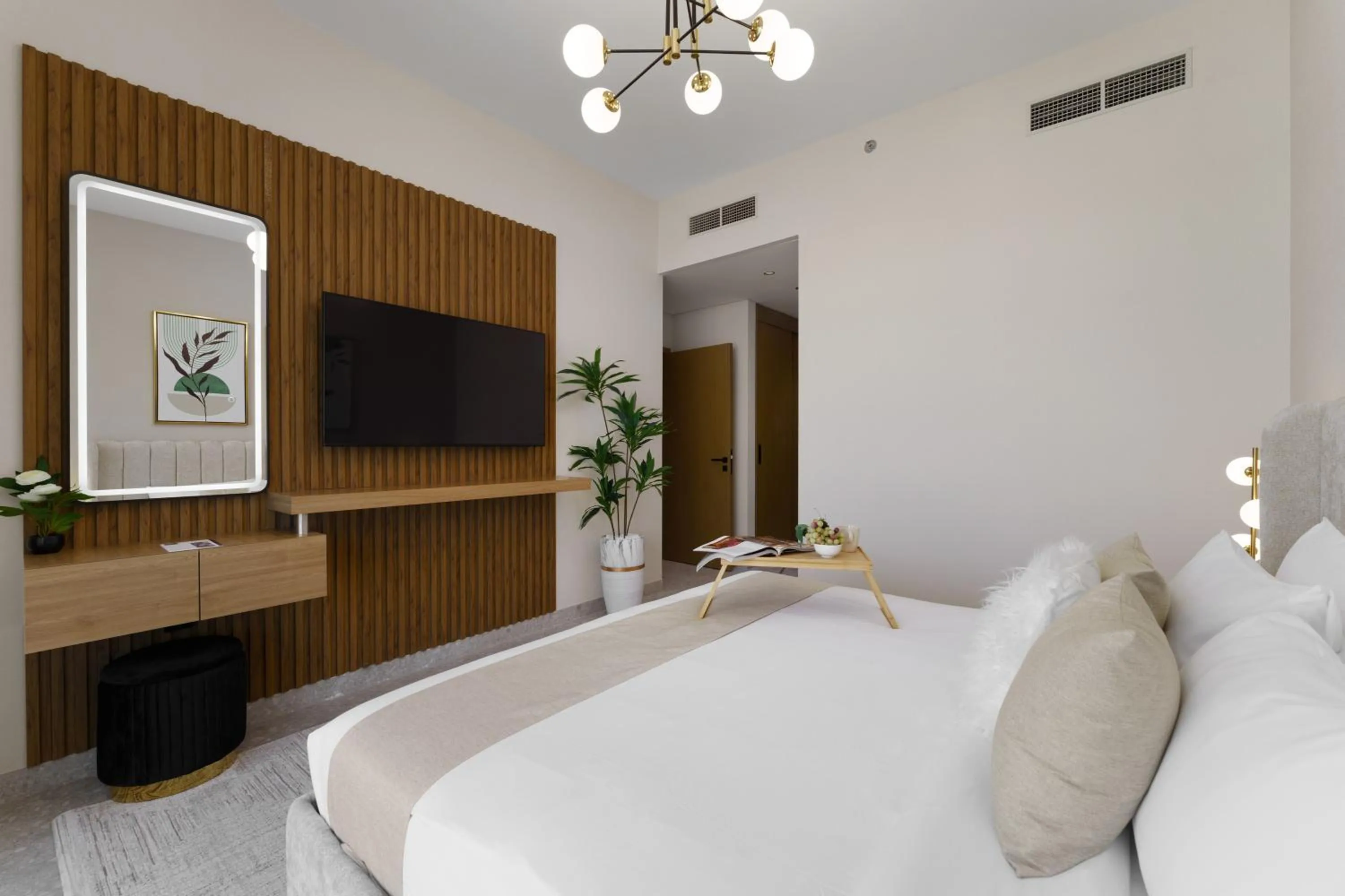 Bed in Maison Privee - Tranquil Living with Golf Course Vws in Dubai Hills
