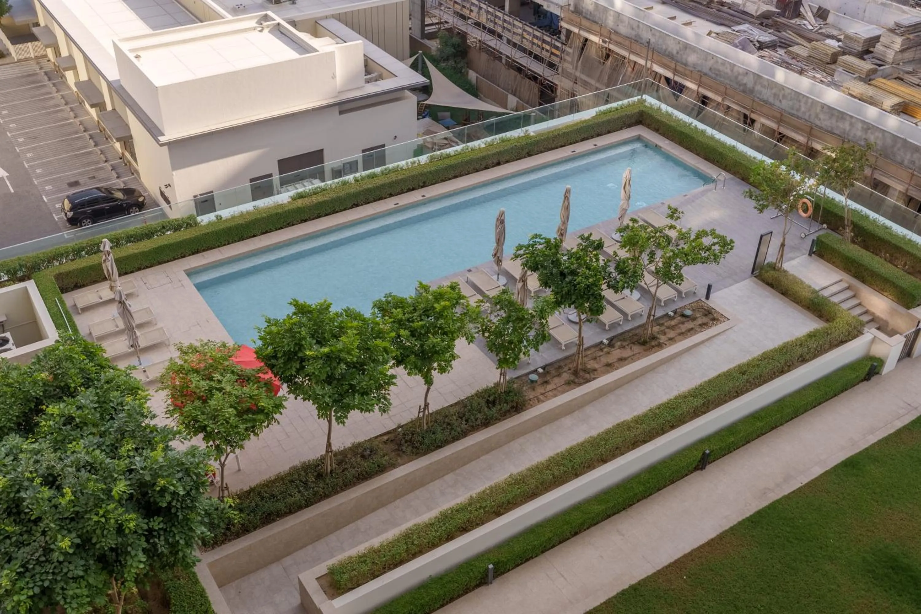 Swimming pool in Maison Privee - Tranquil Living with Golf Course Vws in Dubai Hills
