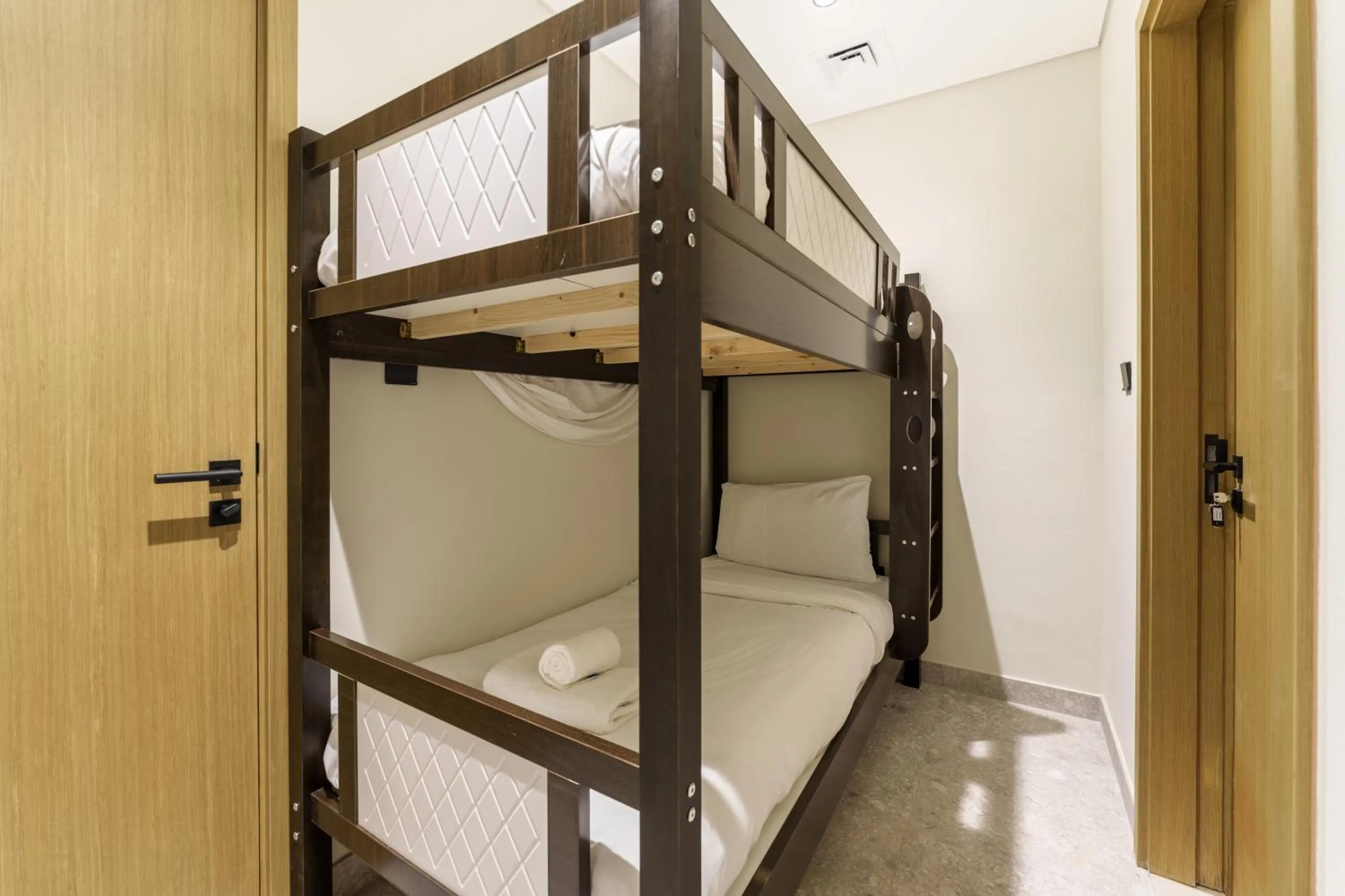 bunk bed, Bed in Maison Privee - Tranquil Living with Golf Course Vws in Dubai Hills