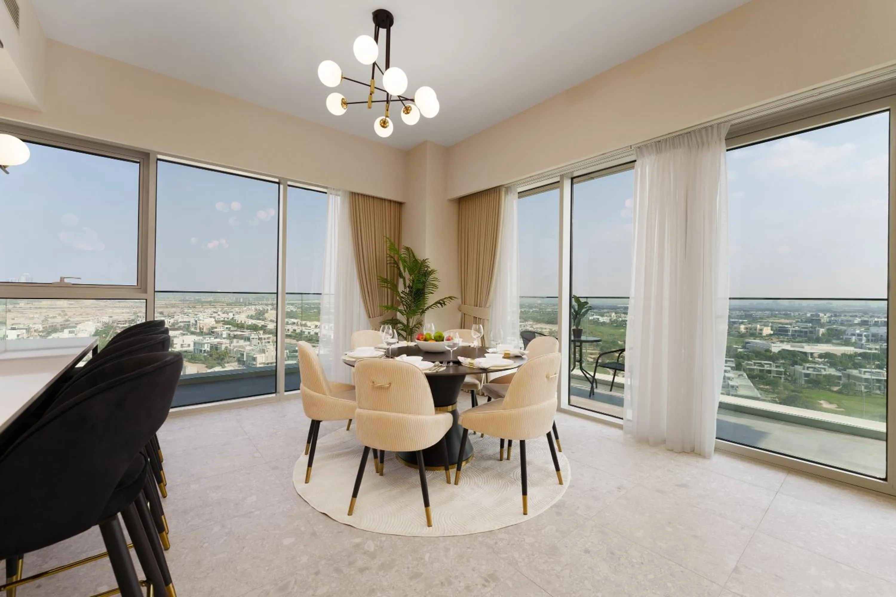 Dining area in Maison Privee - Tranquil Living with Golf Course Vws in Dubai Hills