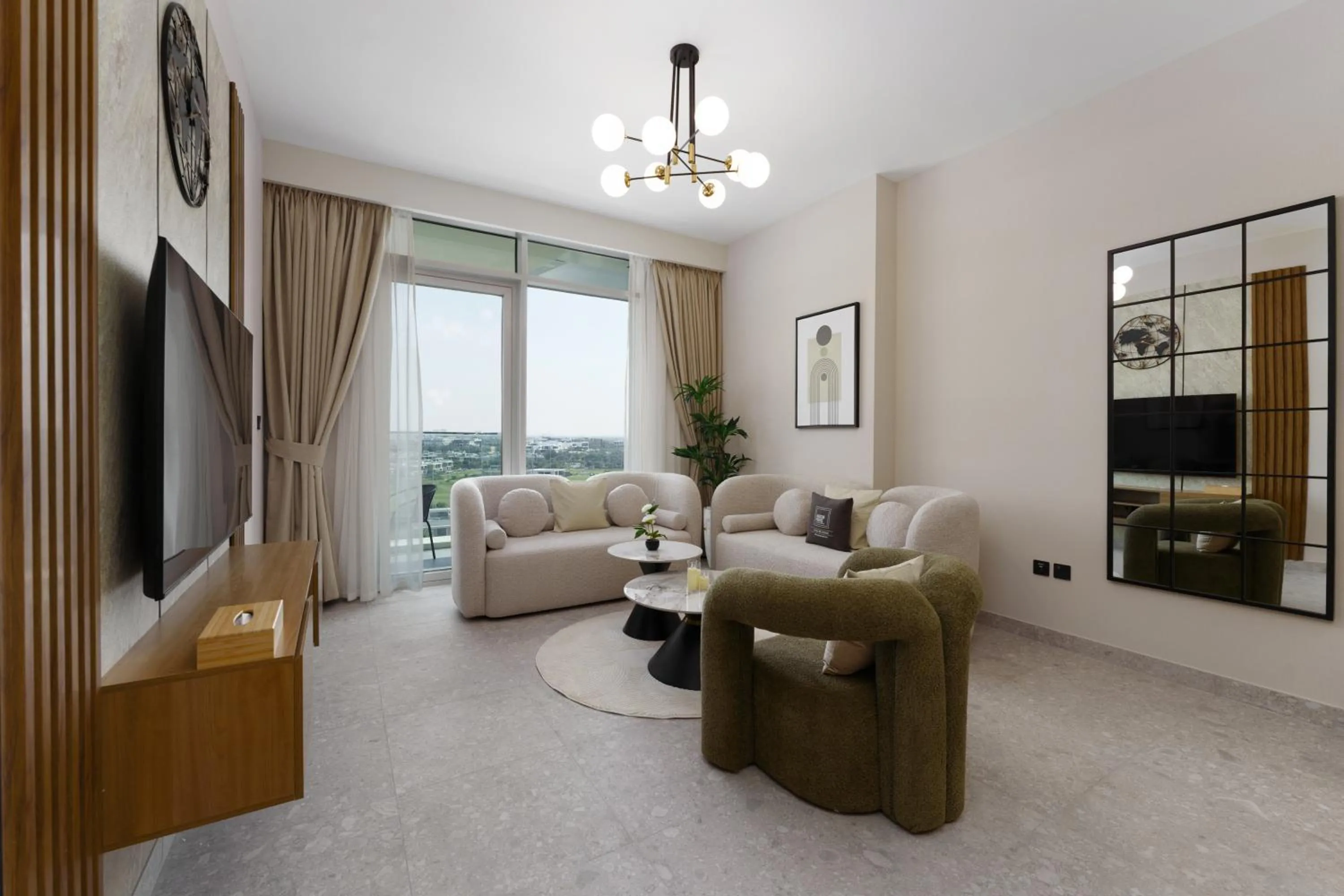 Communal lounge/ TV room in Maison Privee - Tranquil Living with Golf Course Vws in Dubai Hills