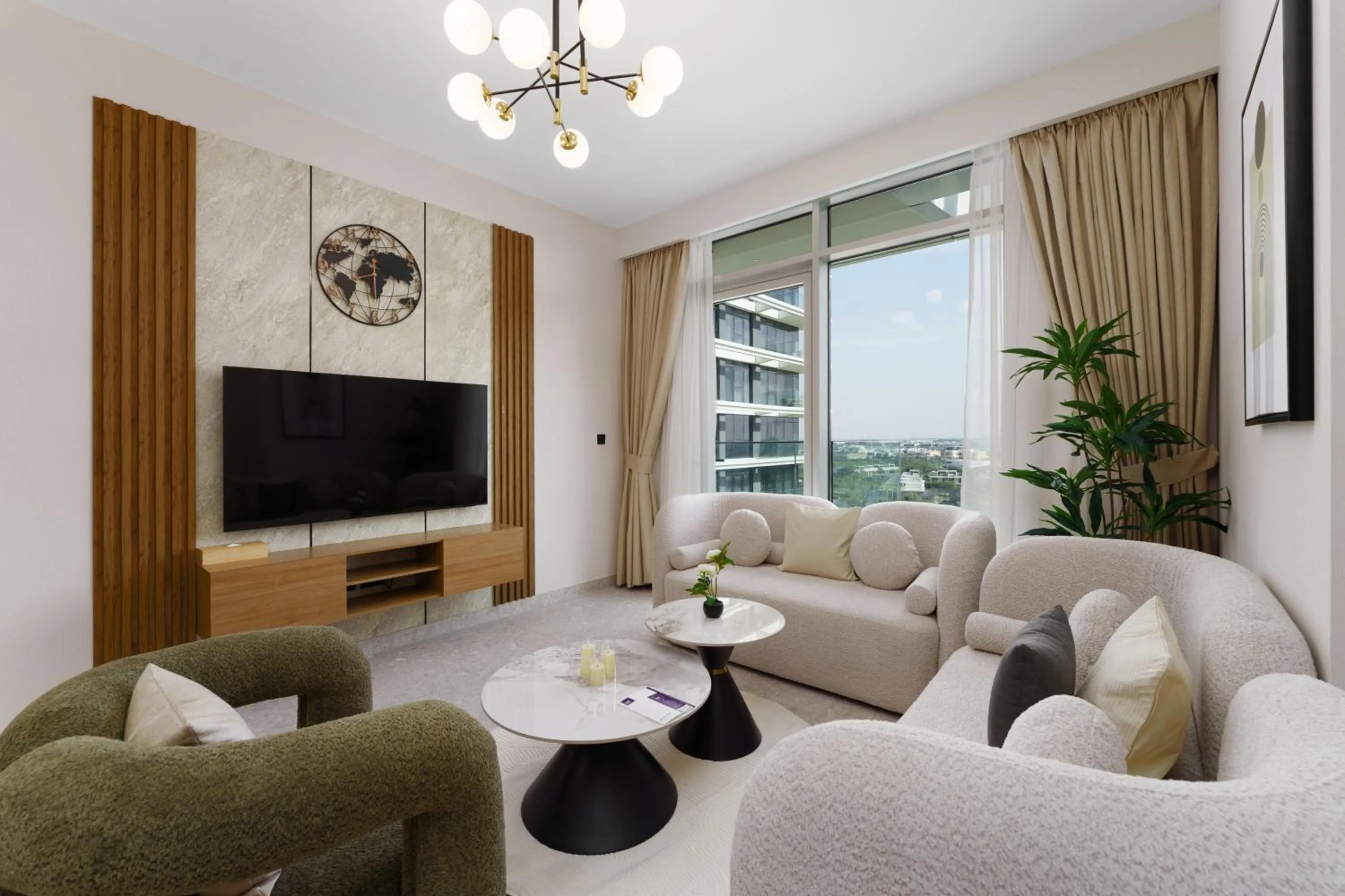 Communal lounge/ TV room in Maison Privee - Tranquil Living with Golf Course Vws in Dubai Hills