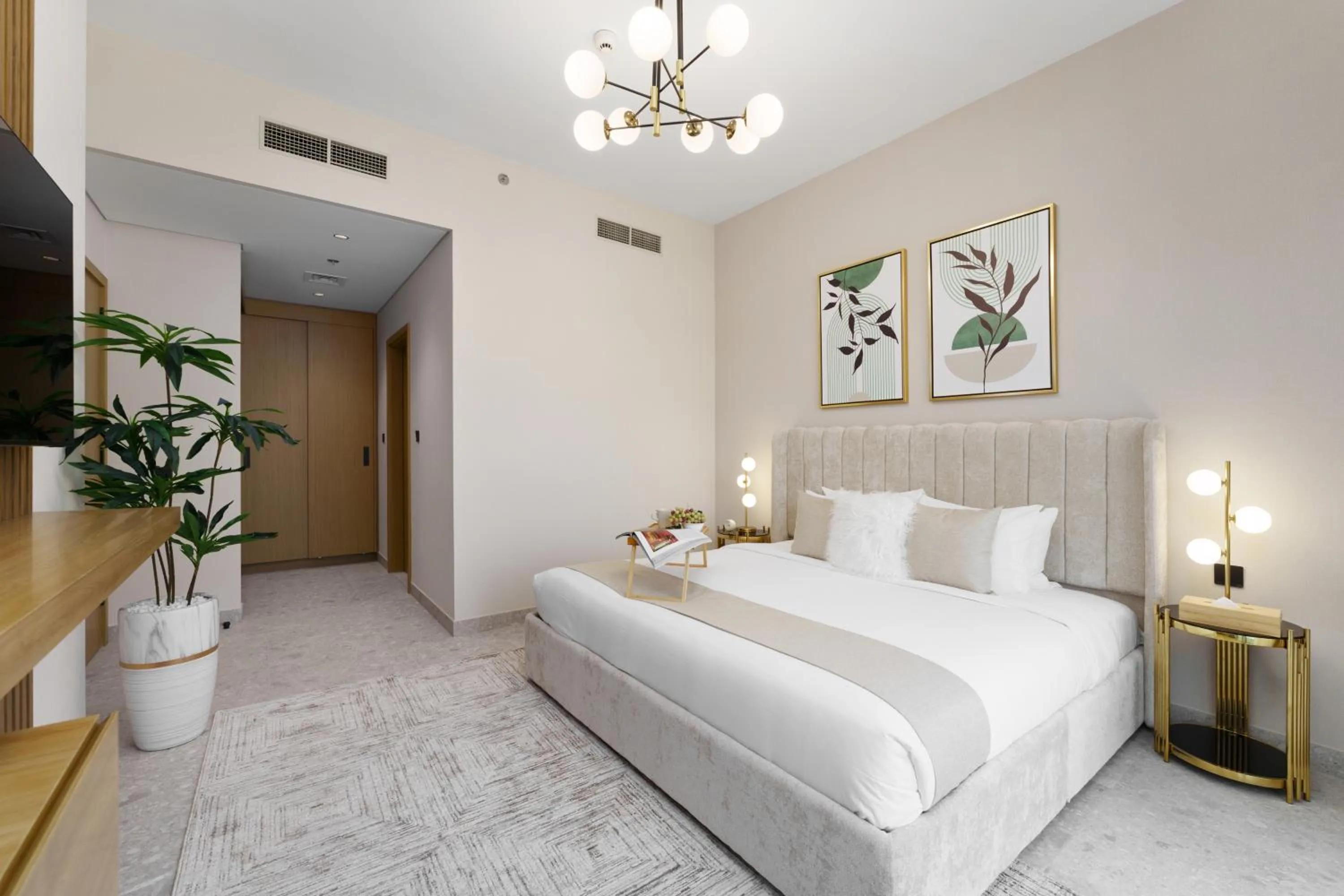 Bed in Maison Privee - Tranquil Living with Golf Course Vws in Dubai Hills