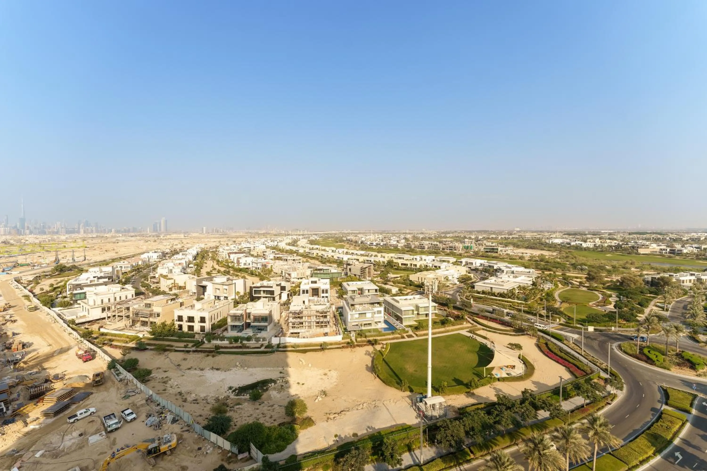 Street view in Maison Privee - Tranquil Living with Golf Course Vws in Dubai Hills