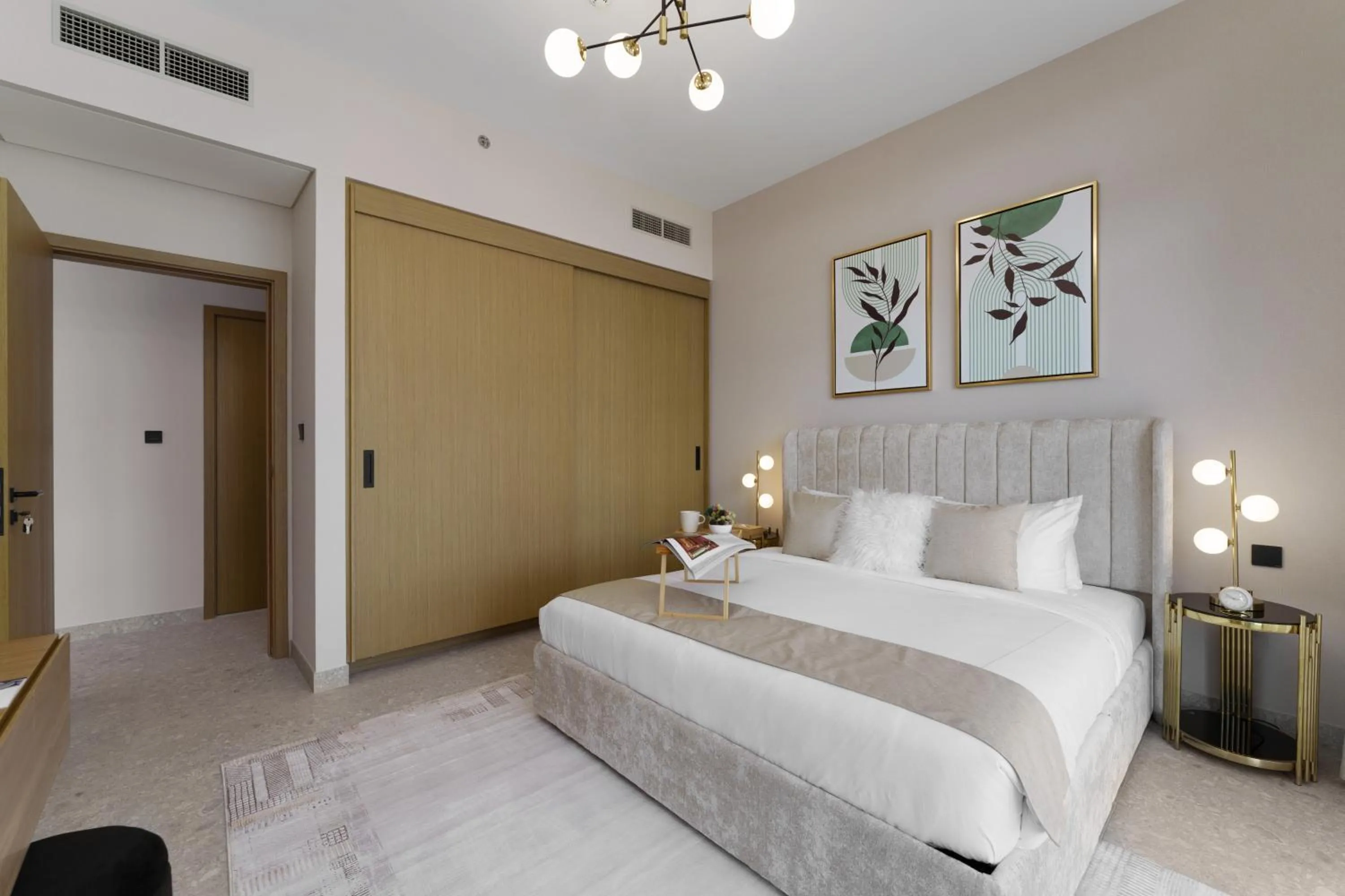 Bed in Maison Privee - Tranquil Living with Golf Course Vws in Dubai Hills