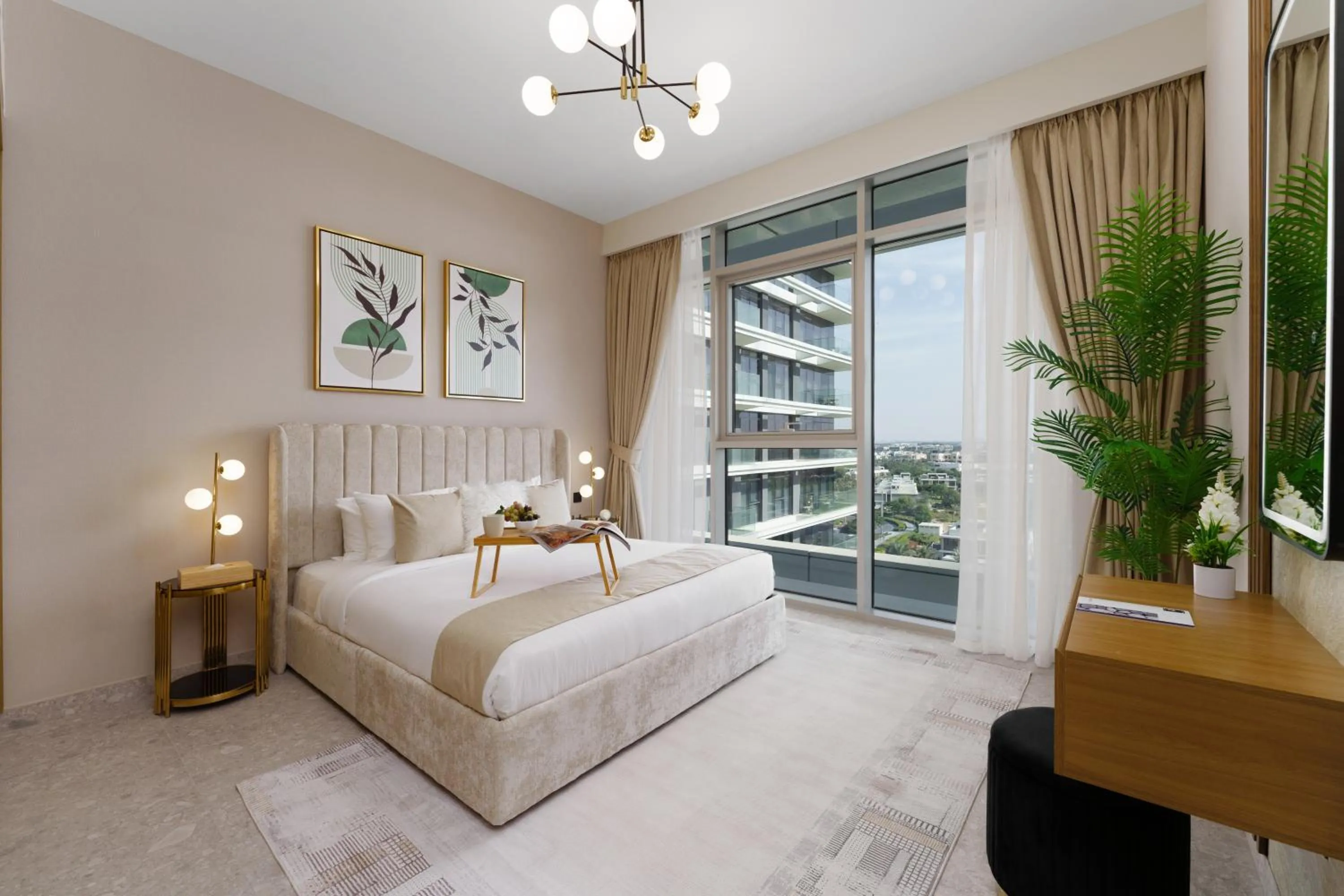 Photo of the whole room, Bed in Maison Privee - Tranquil Living with Golf Course Vws in Dubai Hills